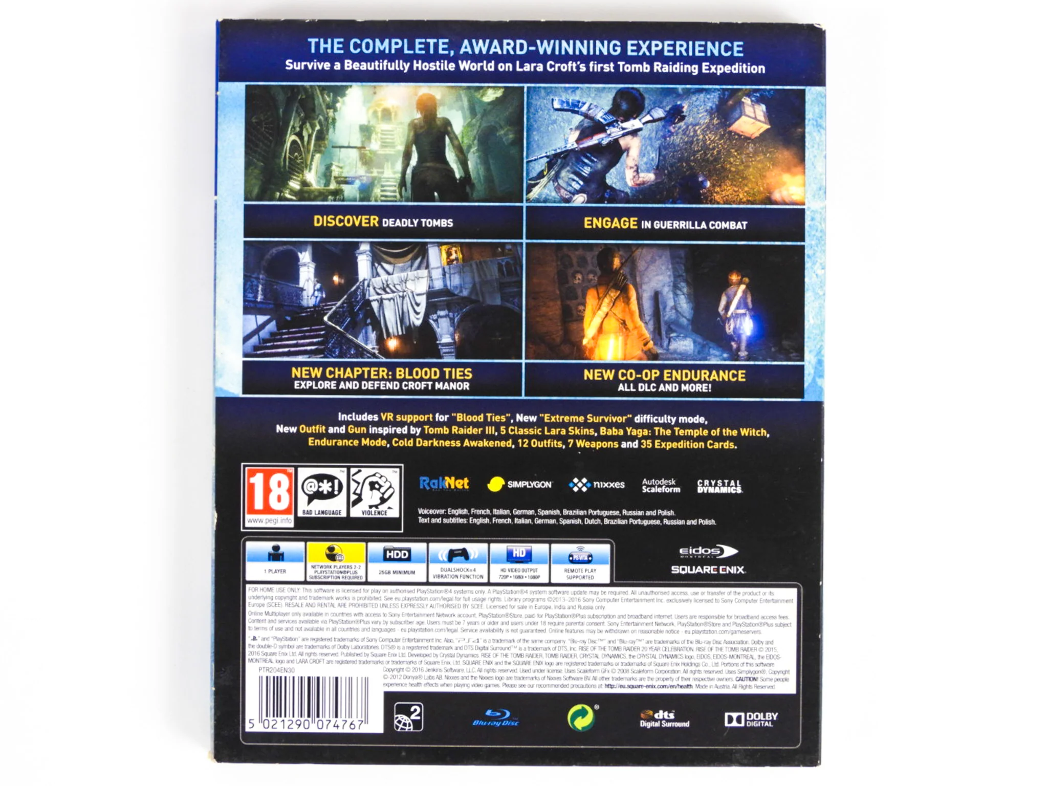Rise Of The Tomb Raider [20 Year Celebration] [Artbook Edition] [PAL] (PlayStation 4 / PS4) - Image 2