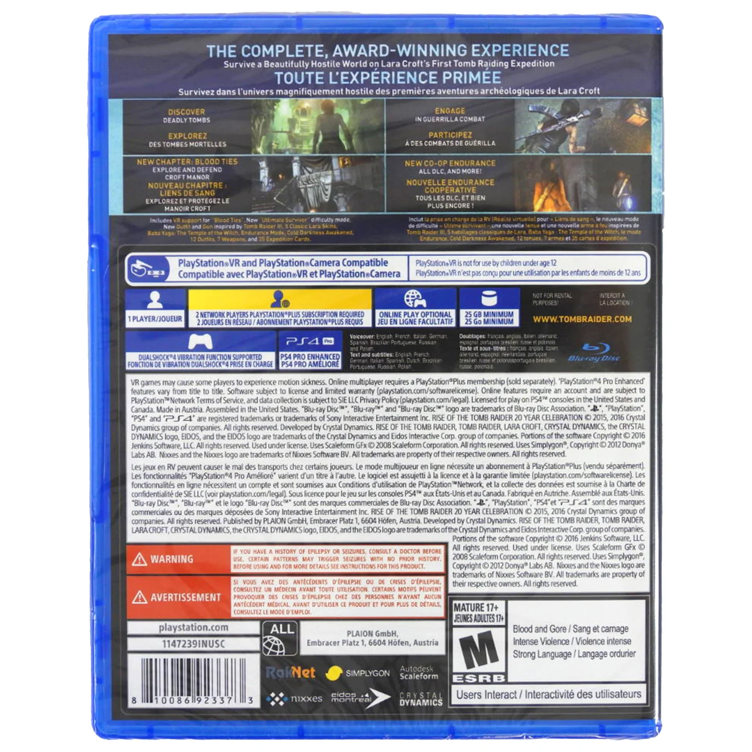 Rise of the Tomb Raider [20 Year Celebration] (PlayStation 4 / PS4) - Image 2