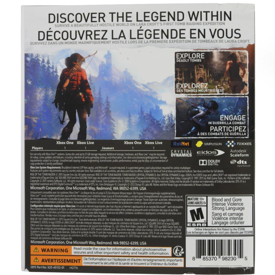 Rise Of The Tomb Raider (Xbox One) - Image 4