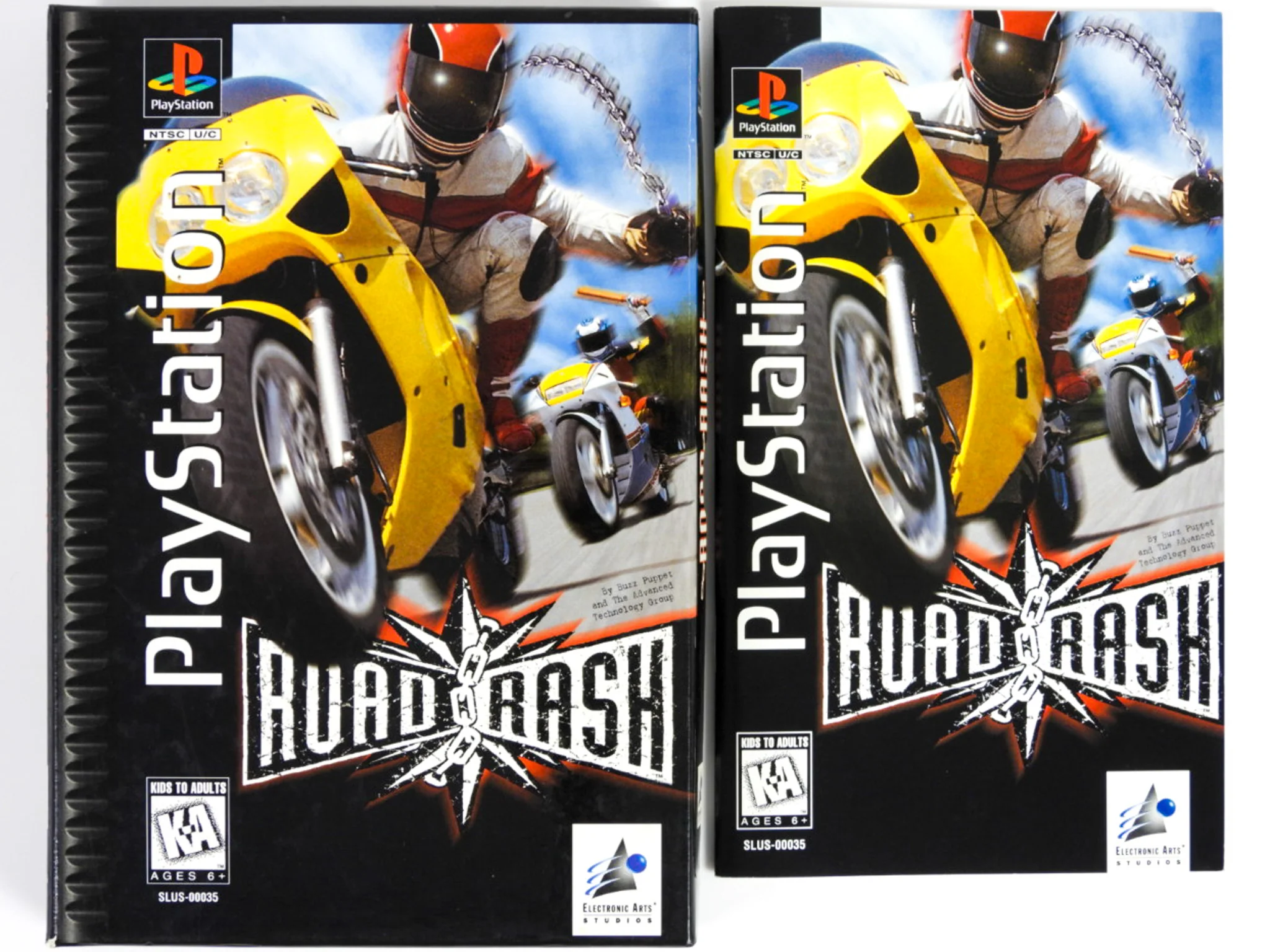 Road Rash [Long Box] (PlayStation / PS1) - Image 2