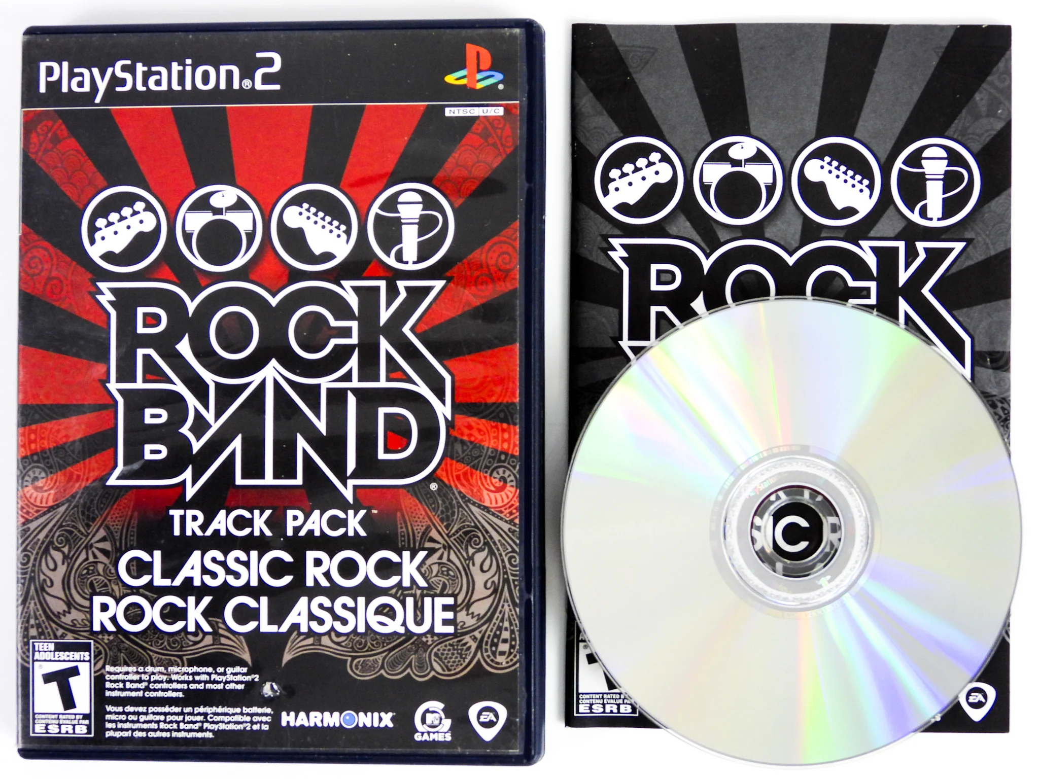 Rock Band Track Pack: Classic Rock (PlayStation 2 / PS2) - Image 2