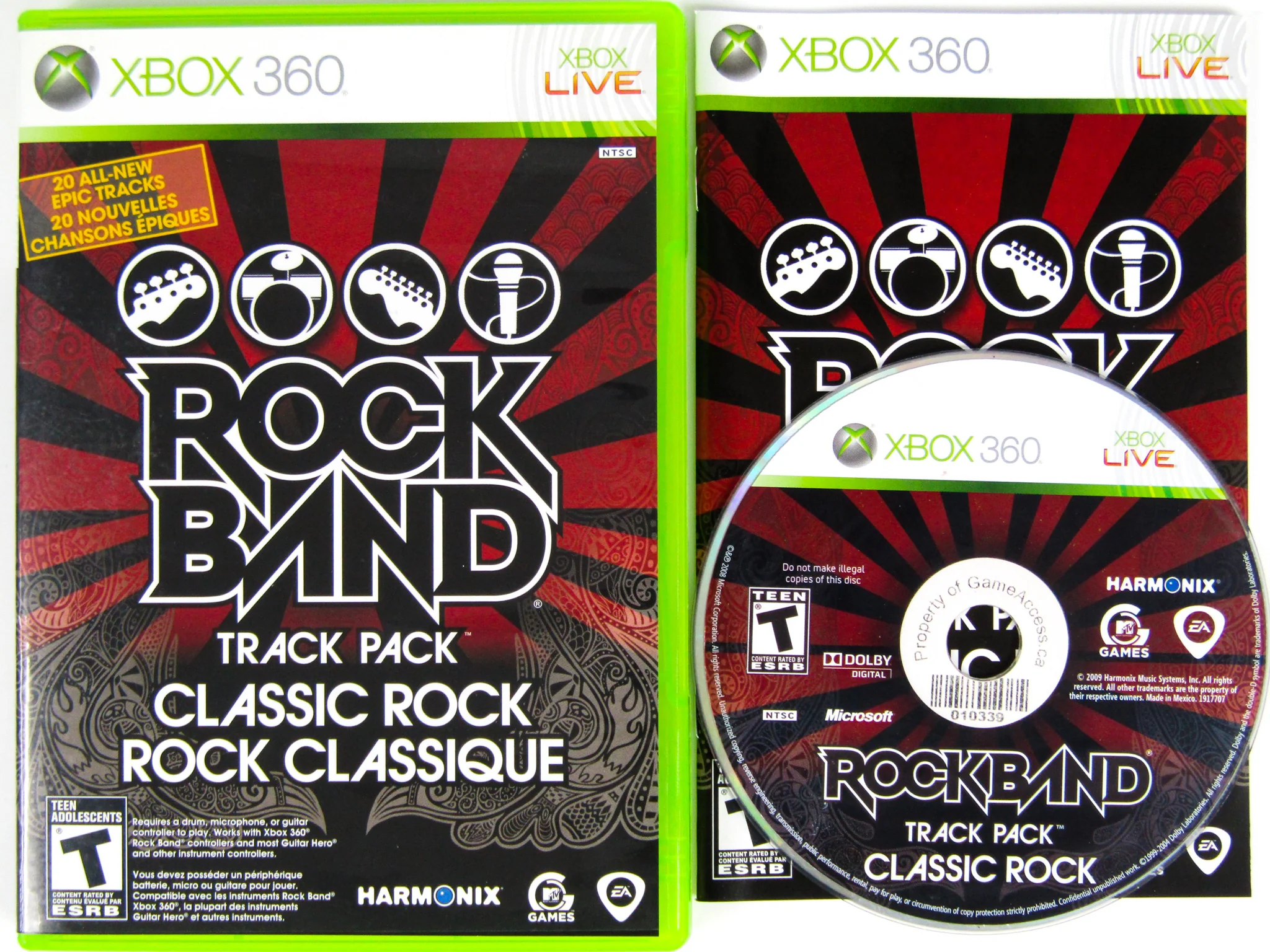 Rock Band Track Pack: Classic Rock (Xbox 360) - Image 2
