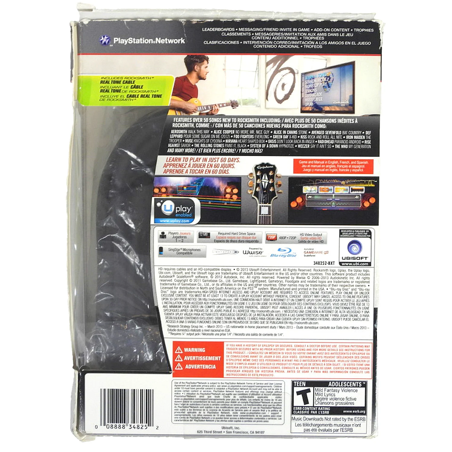 Rocksmith 2014 (PlayStation 3 / PS3) - Image 2