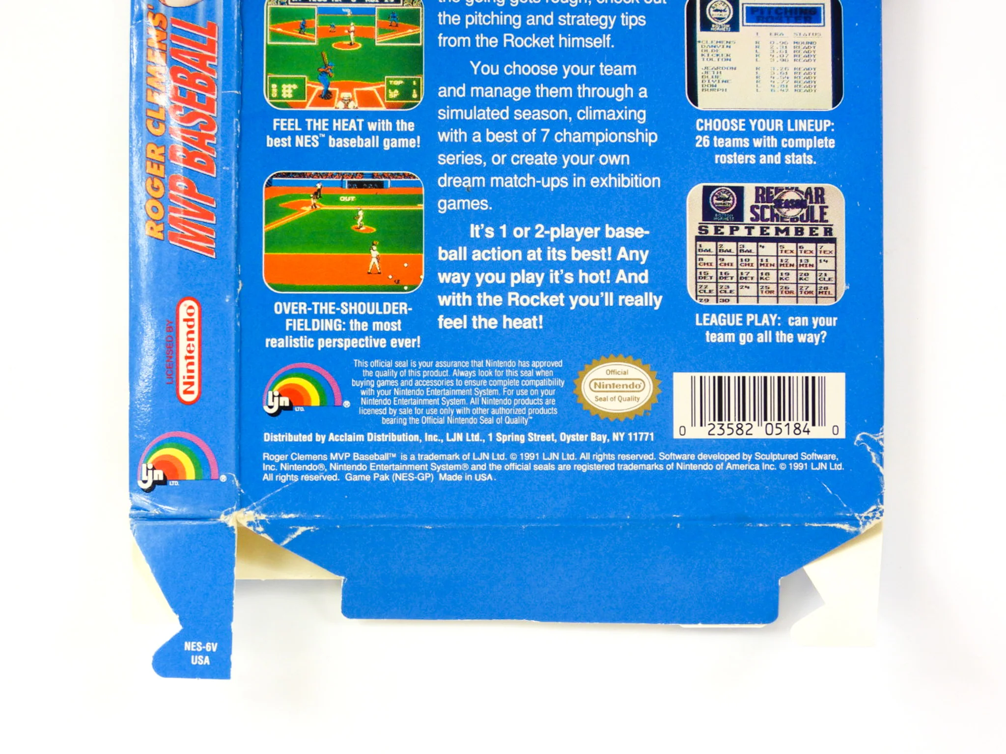 Roger Clemens' MVP Baseball [Box] (Nintendo / NES) - Image 6