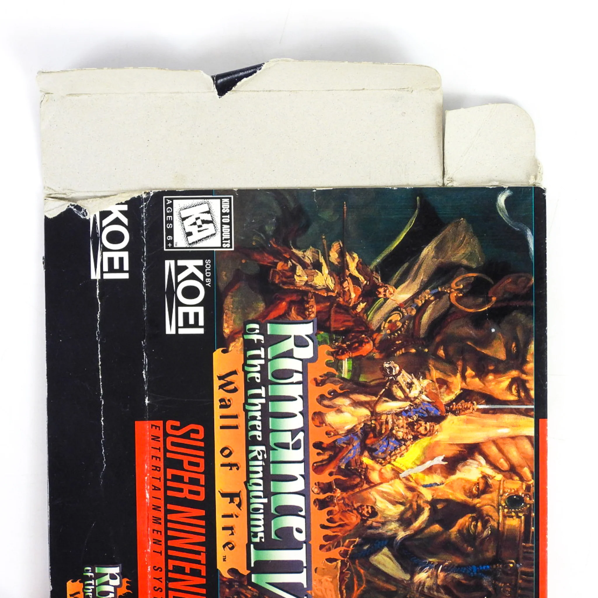 Romance of the Three Kingdoms IV Wall of Fire [Box] (Super Nintendo / SNES) - Image 4