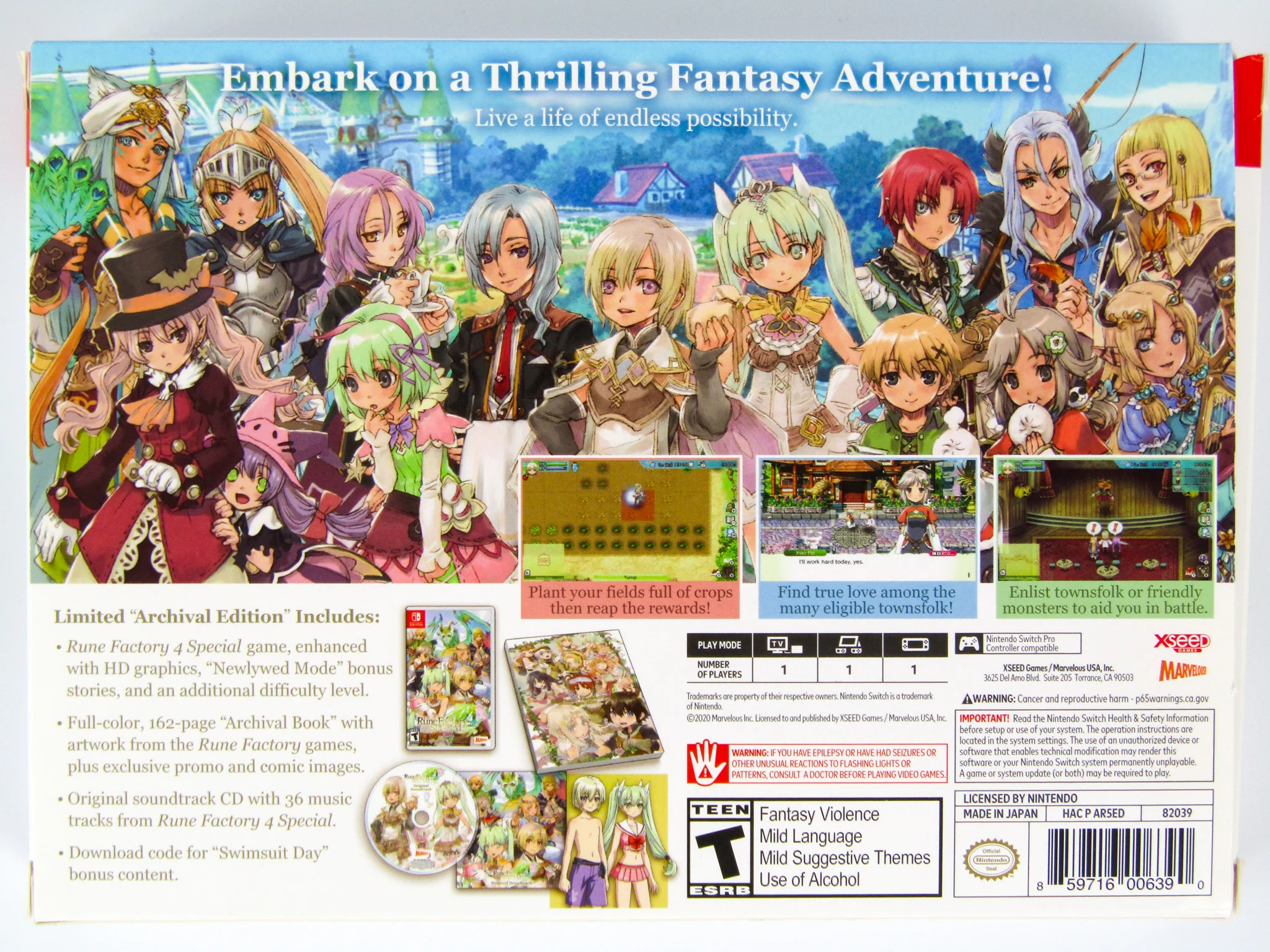 Rune Factory 4 Special [Archival Edition] (Nintendo Switch) - Image 2