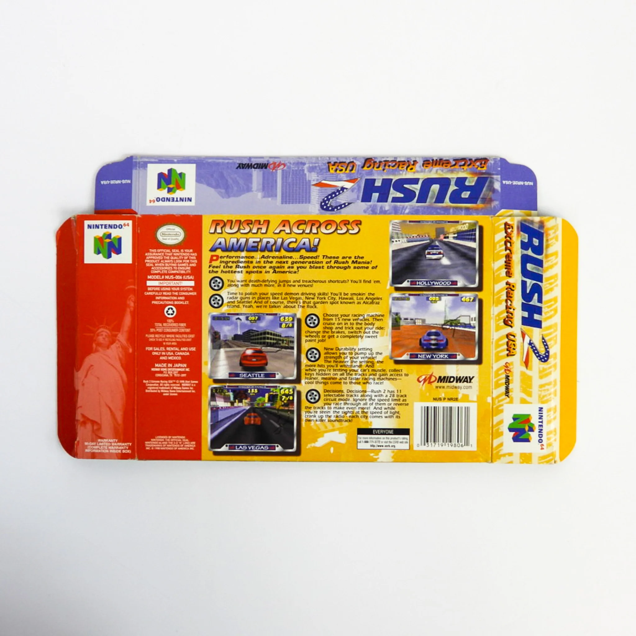Rush 2 [Box] (Nintendo 64 / N64) - Image 2