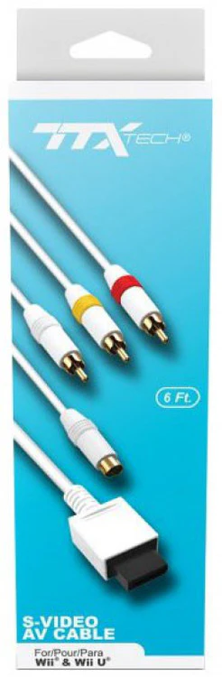 S-Video & AV Cable [Unofficial] (Nintendo Wii / Wii U)