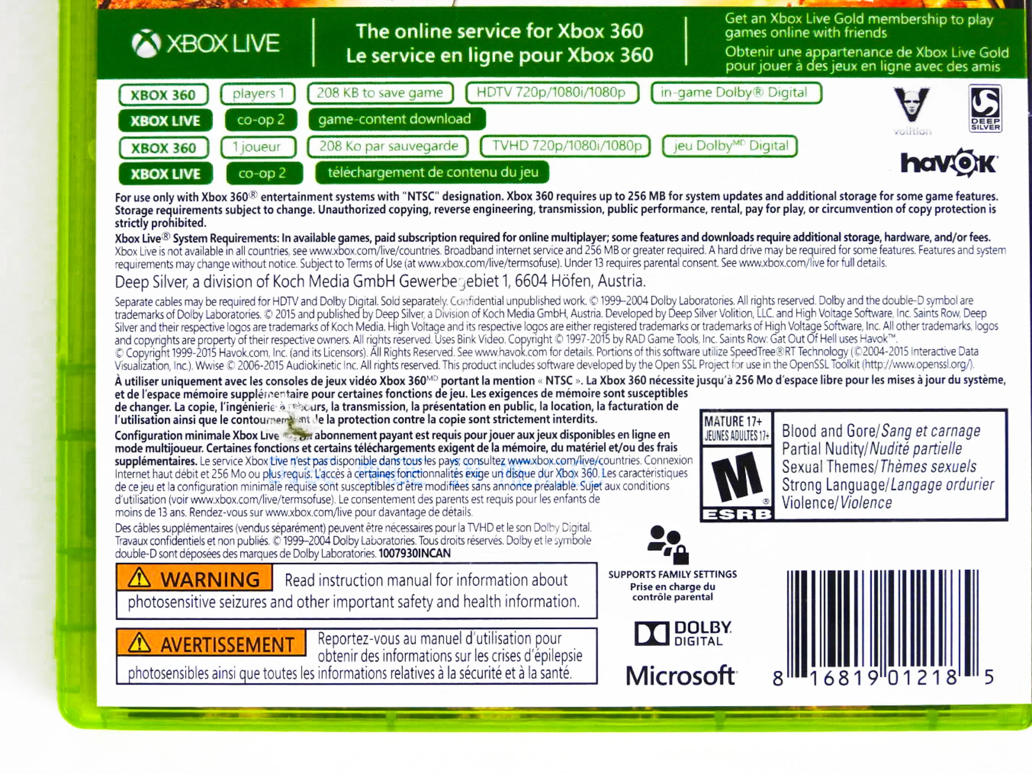 Saints Row: Gat Out Of Hell [First Edition] (Xbox 360) - Image 4