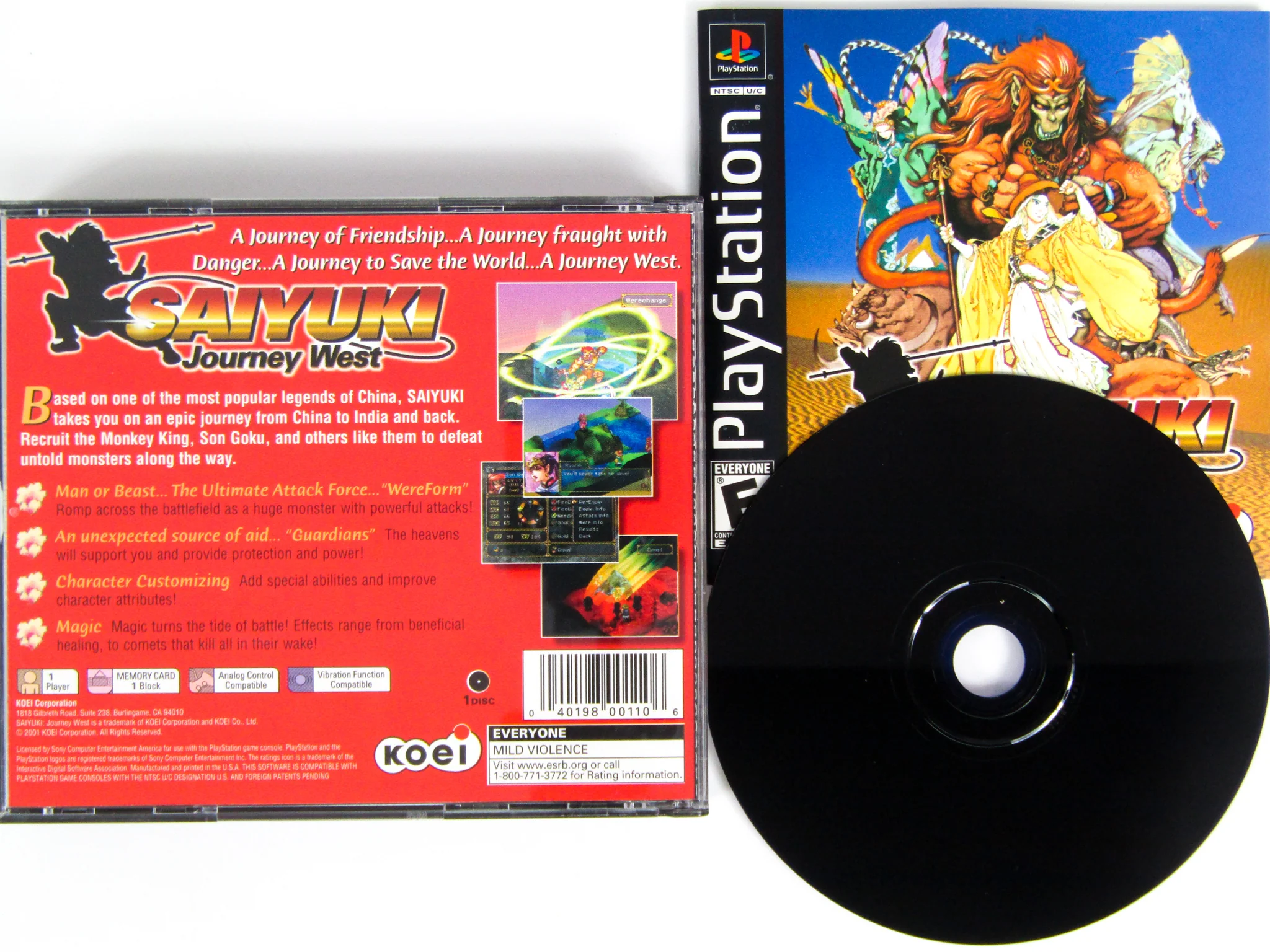 Saiyuki Journey West (PlayStation / PS1)
