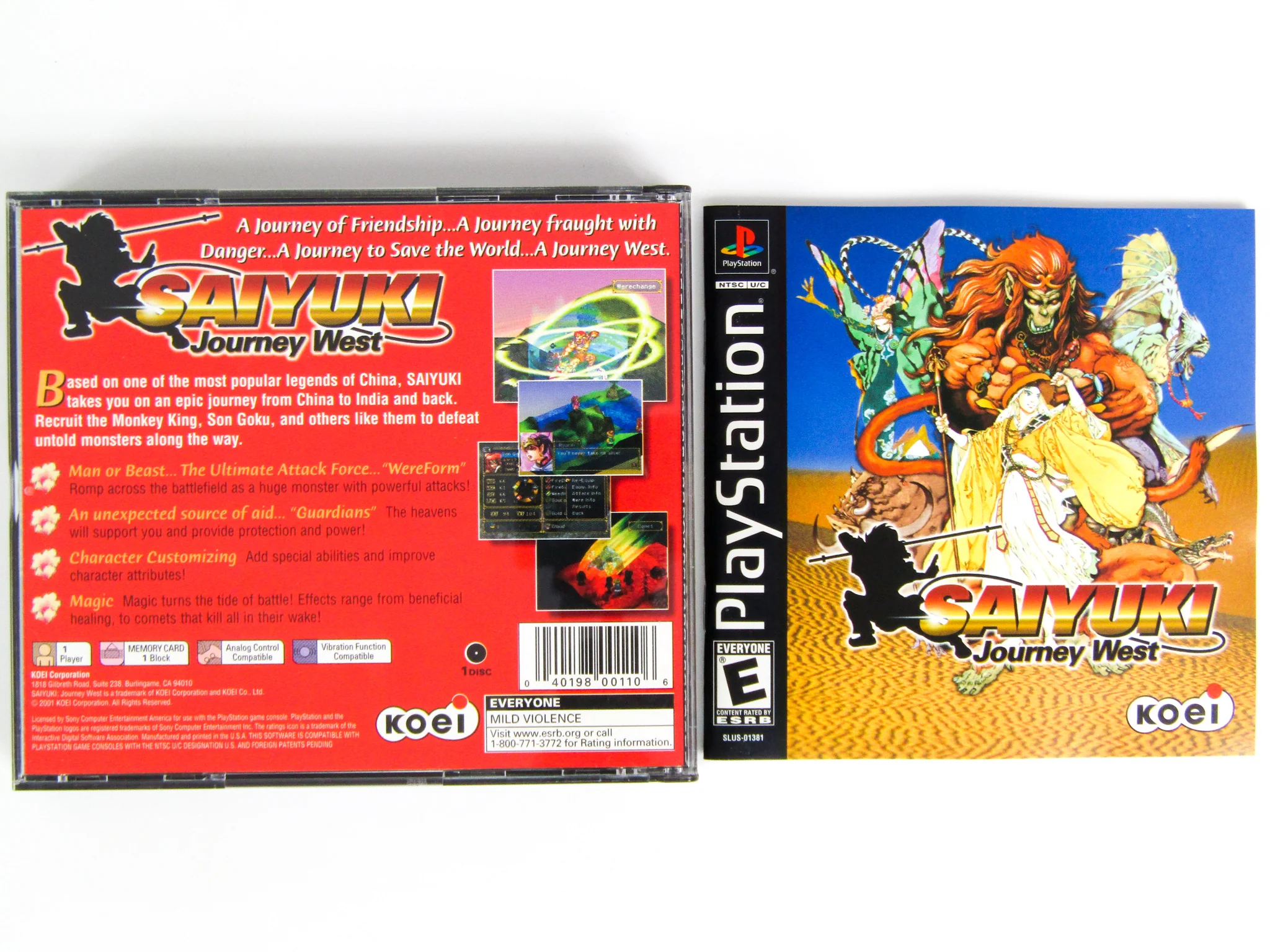 Saiyuki Journey West (PlayStation / PS1) - Image 2