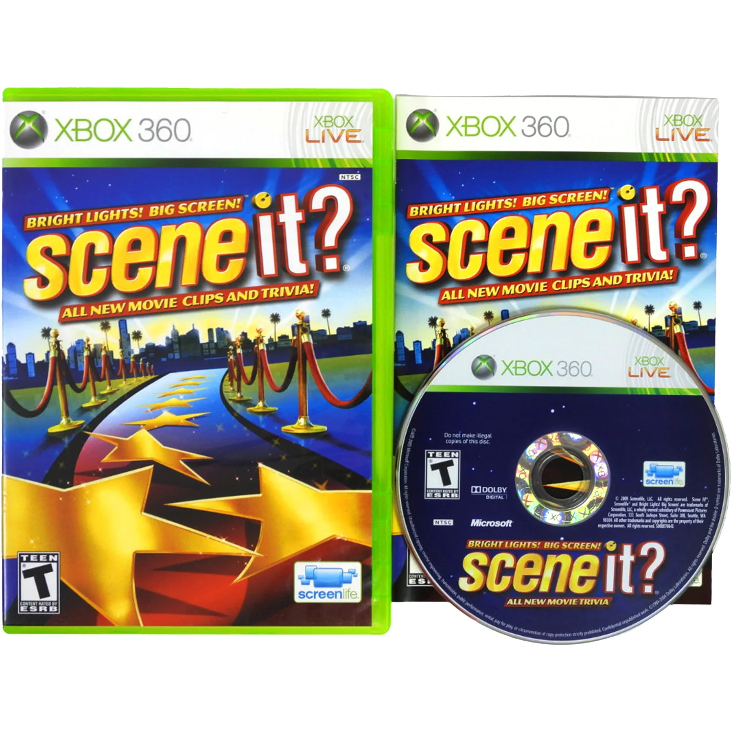 Scene It? Bright Lights! Big Screen! (Xbox 360)