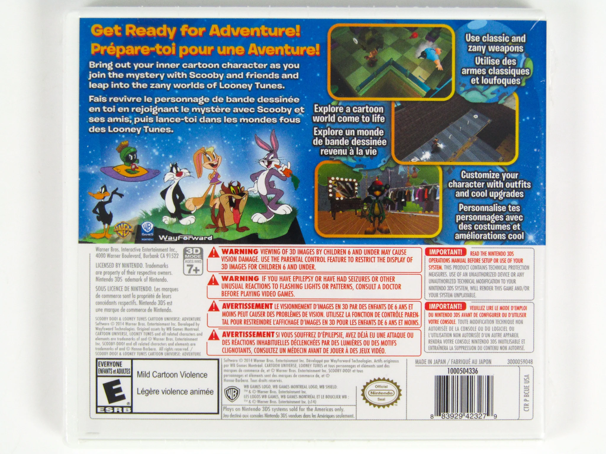 Scooby-Doo! & Looney Tunes Cartoon Universe Adventure (Nintendo 3DS) - Image 2