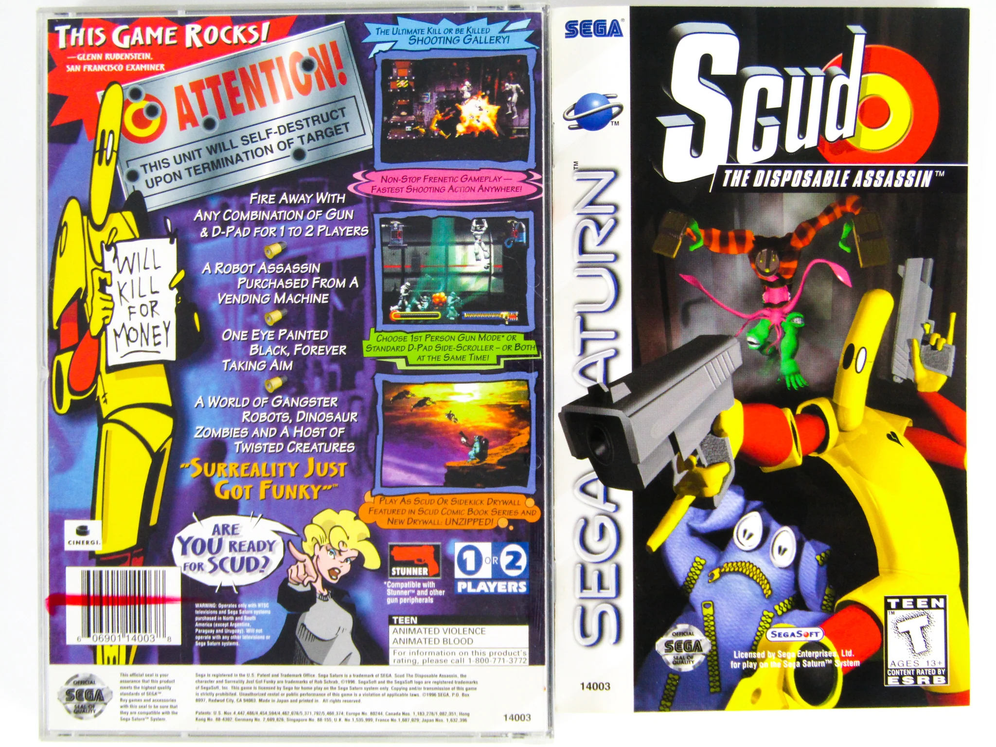 Scud The Disposable Assassin (Sega Saturn) - Image 2