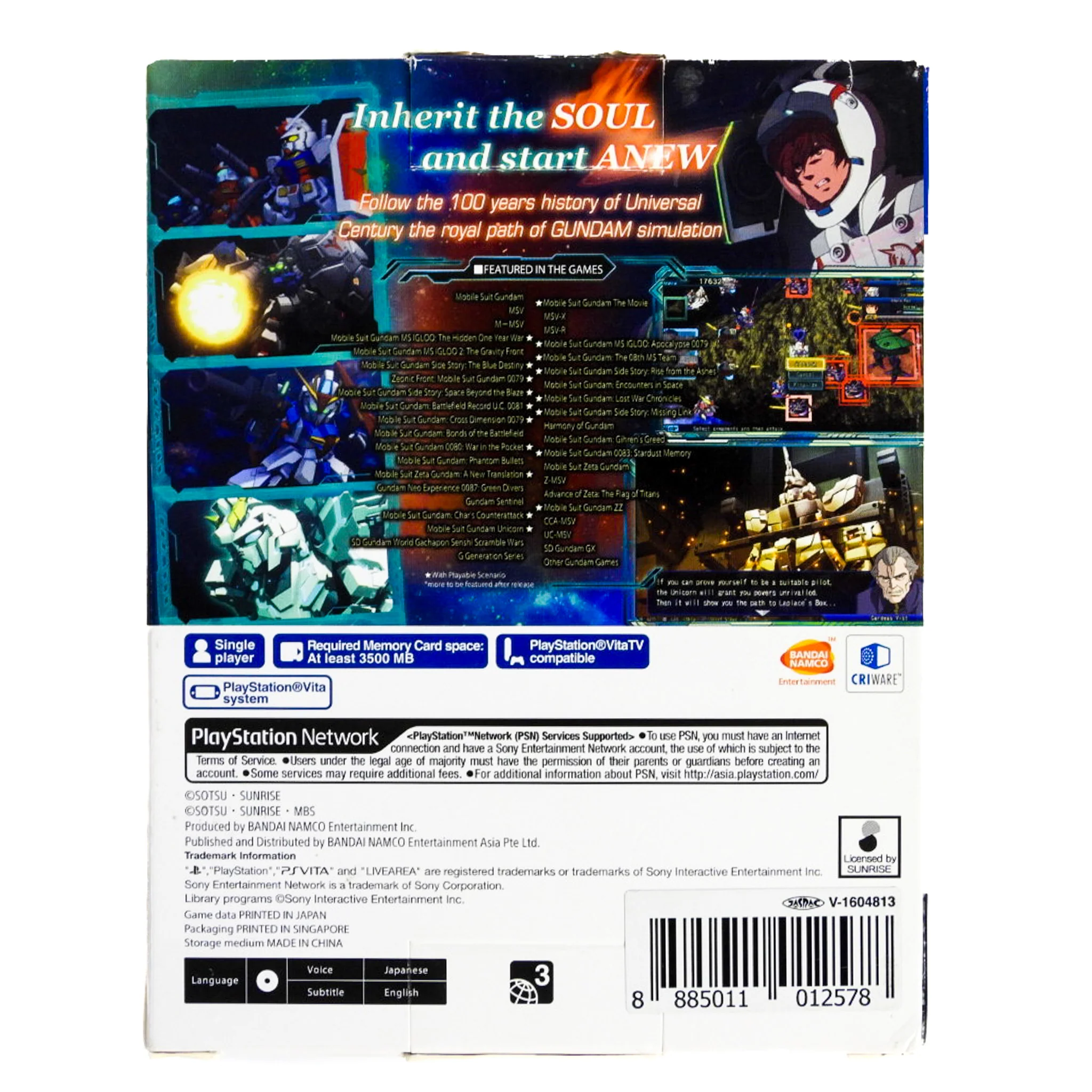SD Gundam G Generation Genesis (PlayStation Vita / PS Vita) - Image 2