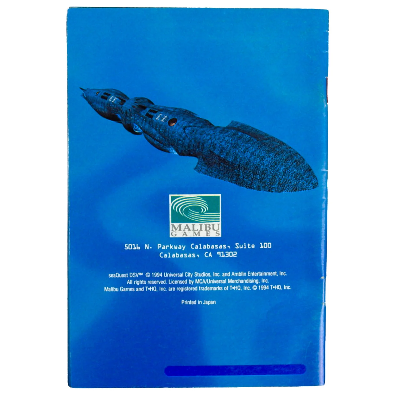Sea Quest DSV [Manual] (Super Nintendo / SNES) - Image 2