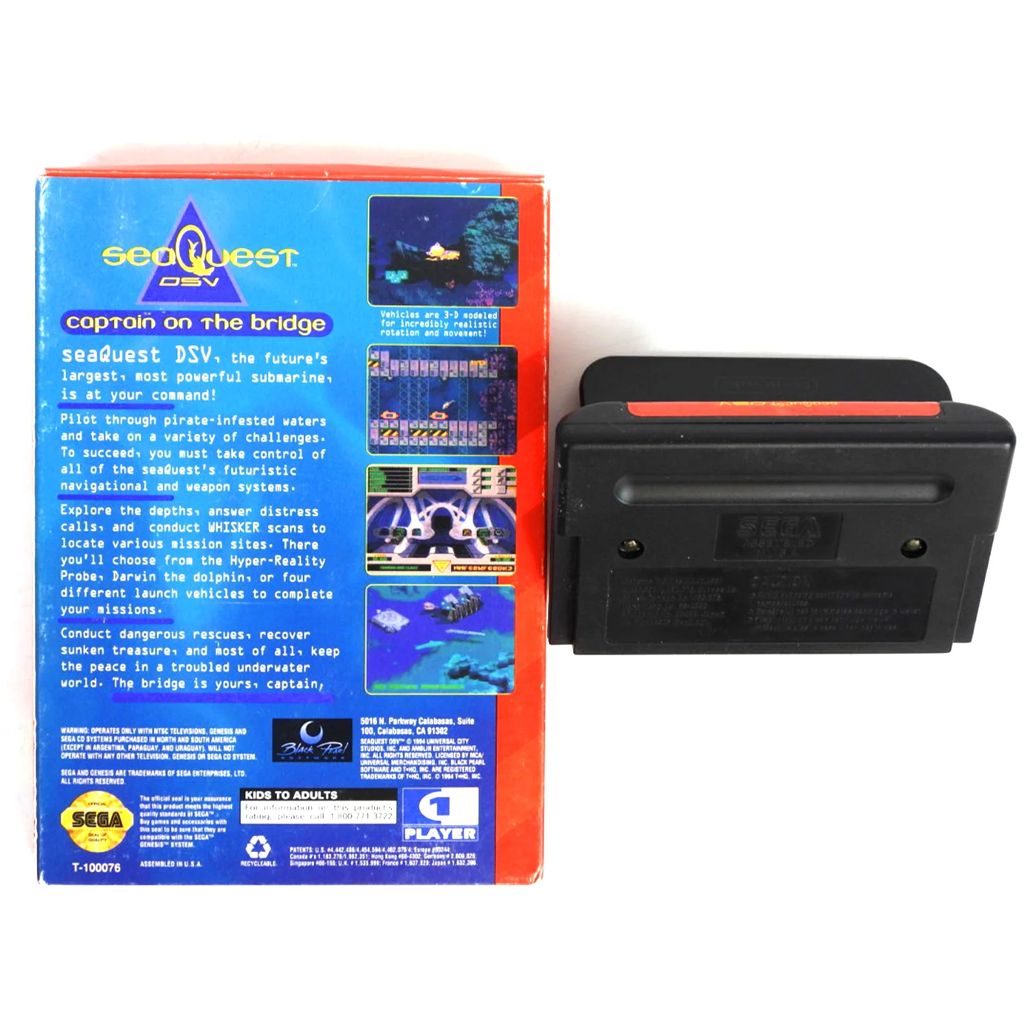SeaQuest DSV (Sega Genesis) - Image 2