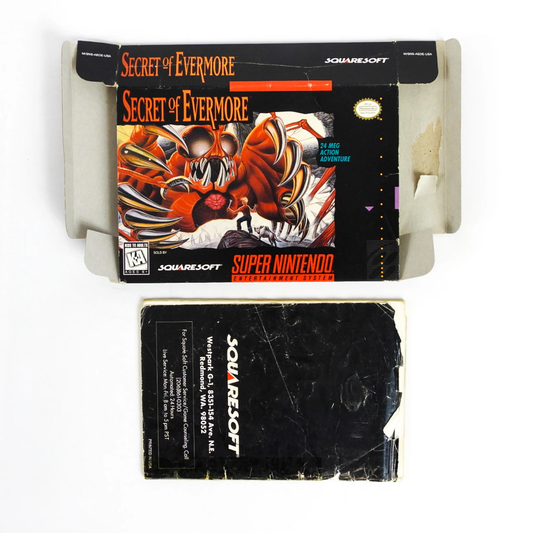 Secret of Evermore [Box] (Super Nintendo / SNES) - Image 2
