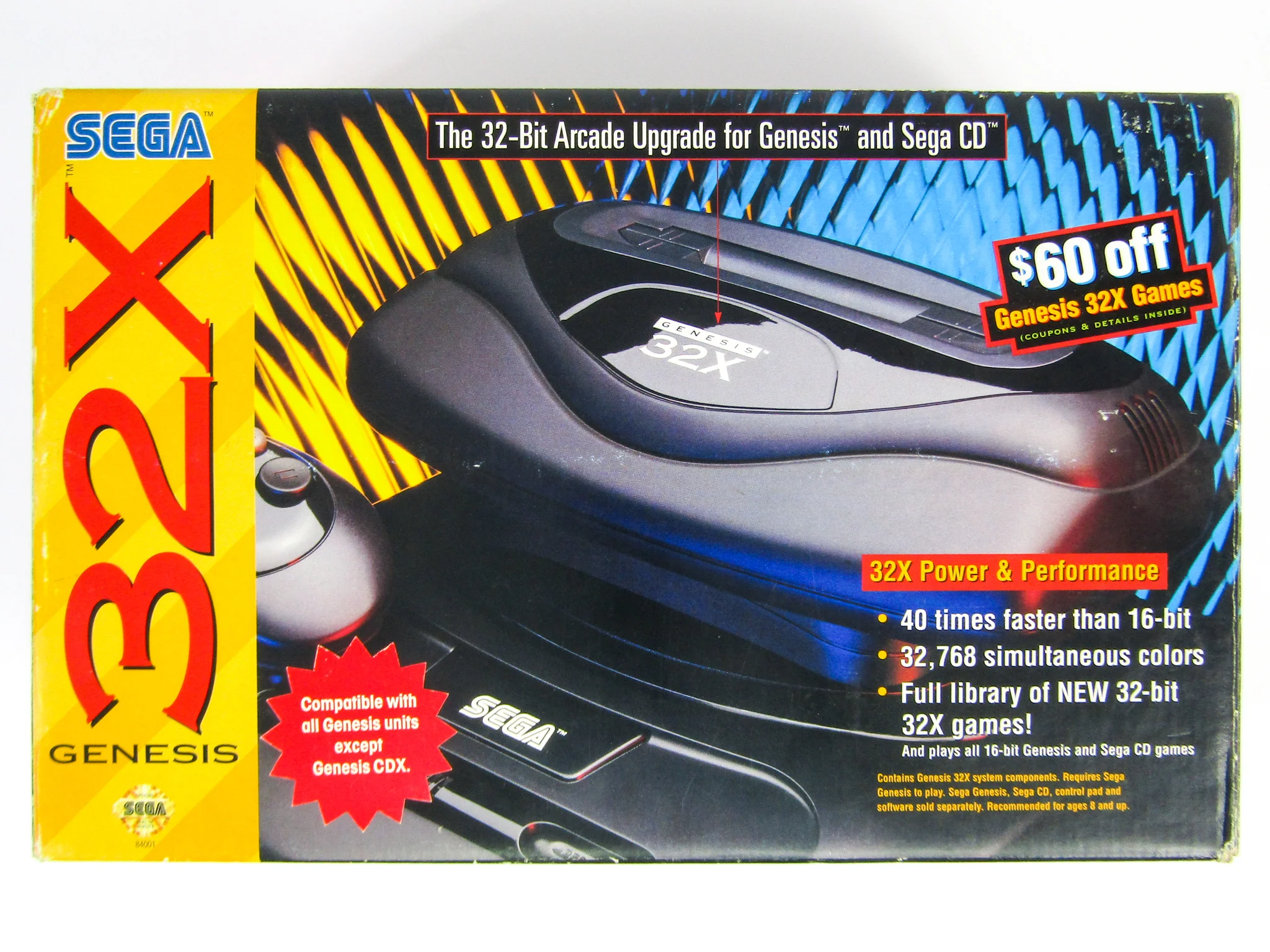 Sega 32X Unit [Genesis Model 1+2 Cables] (Sega 32X) - Image 14