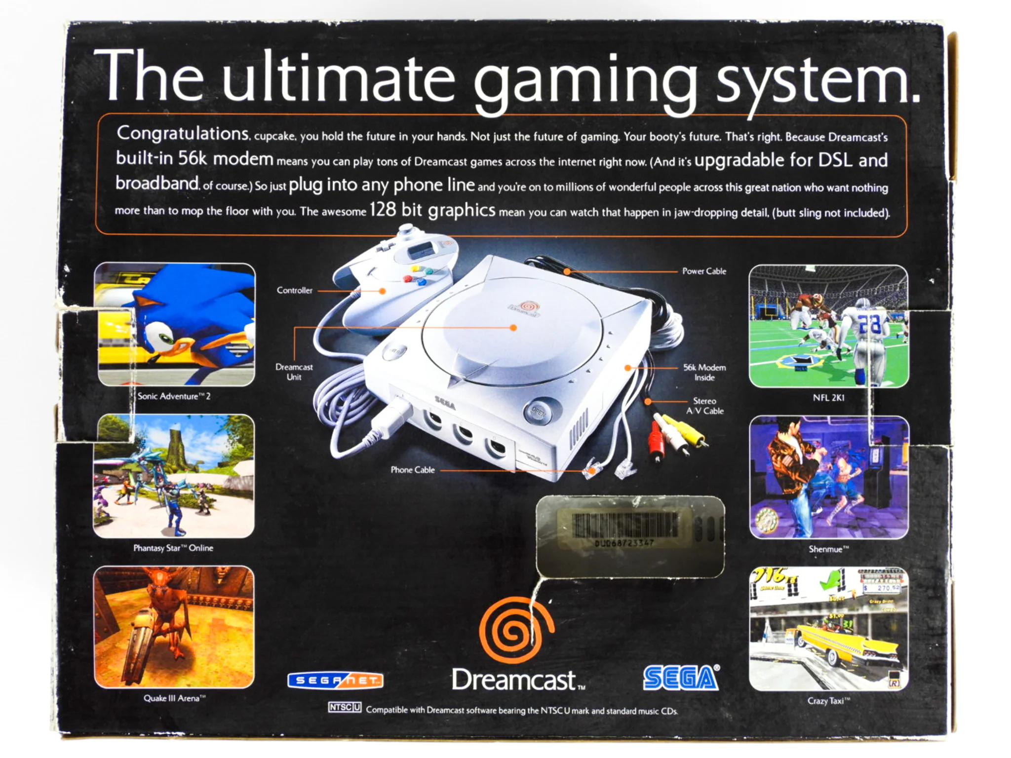 Sega Dreamcast System [Black Box] - Image 2