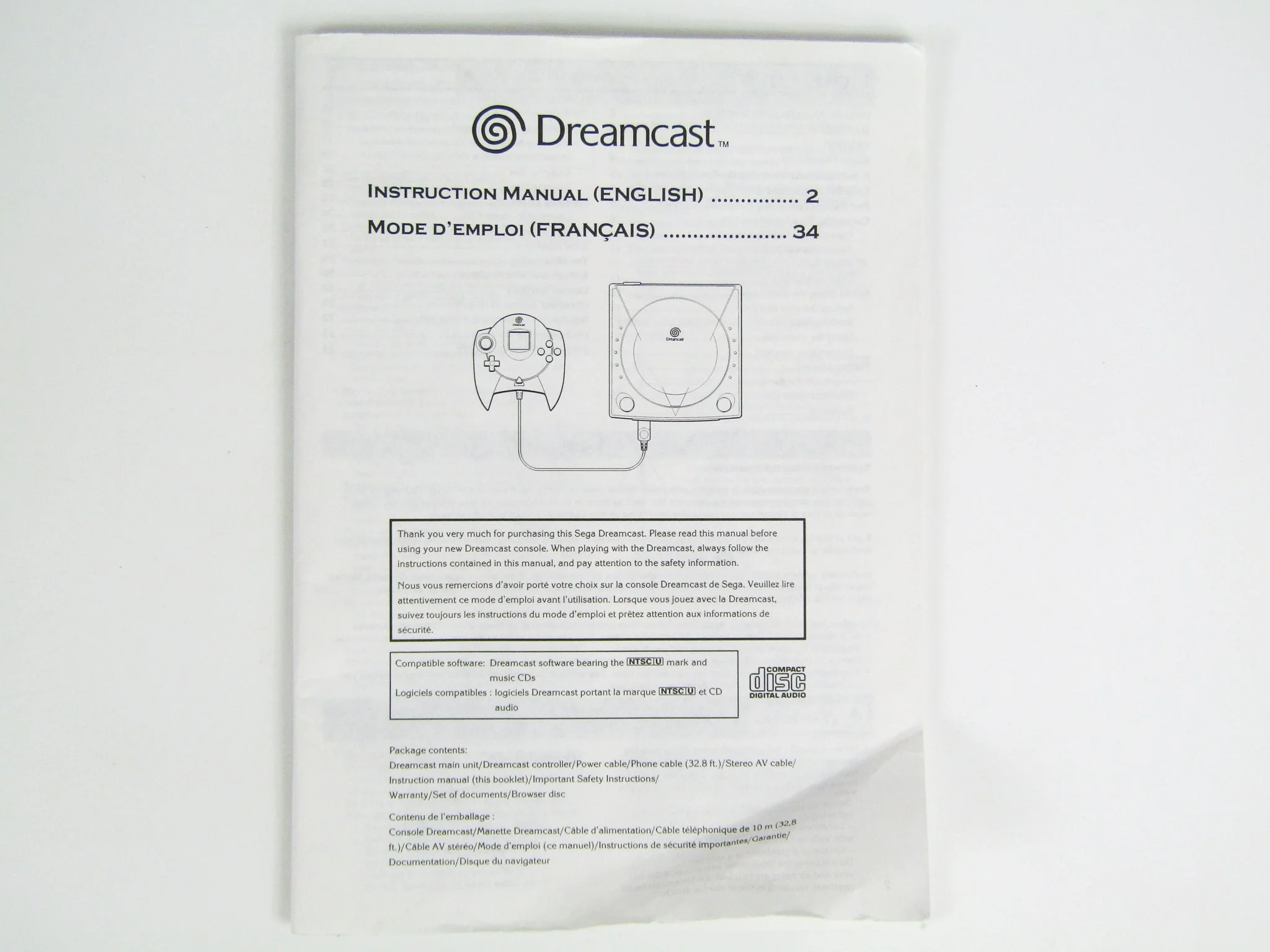 Sega Dreamcast System [White Box] - Image 12