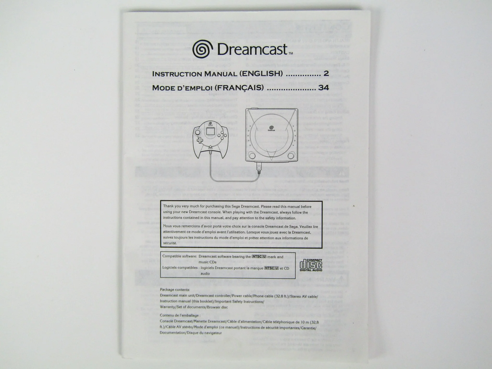 Sega Dreamcast System [White Box] - Image 8