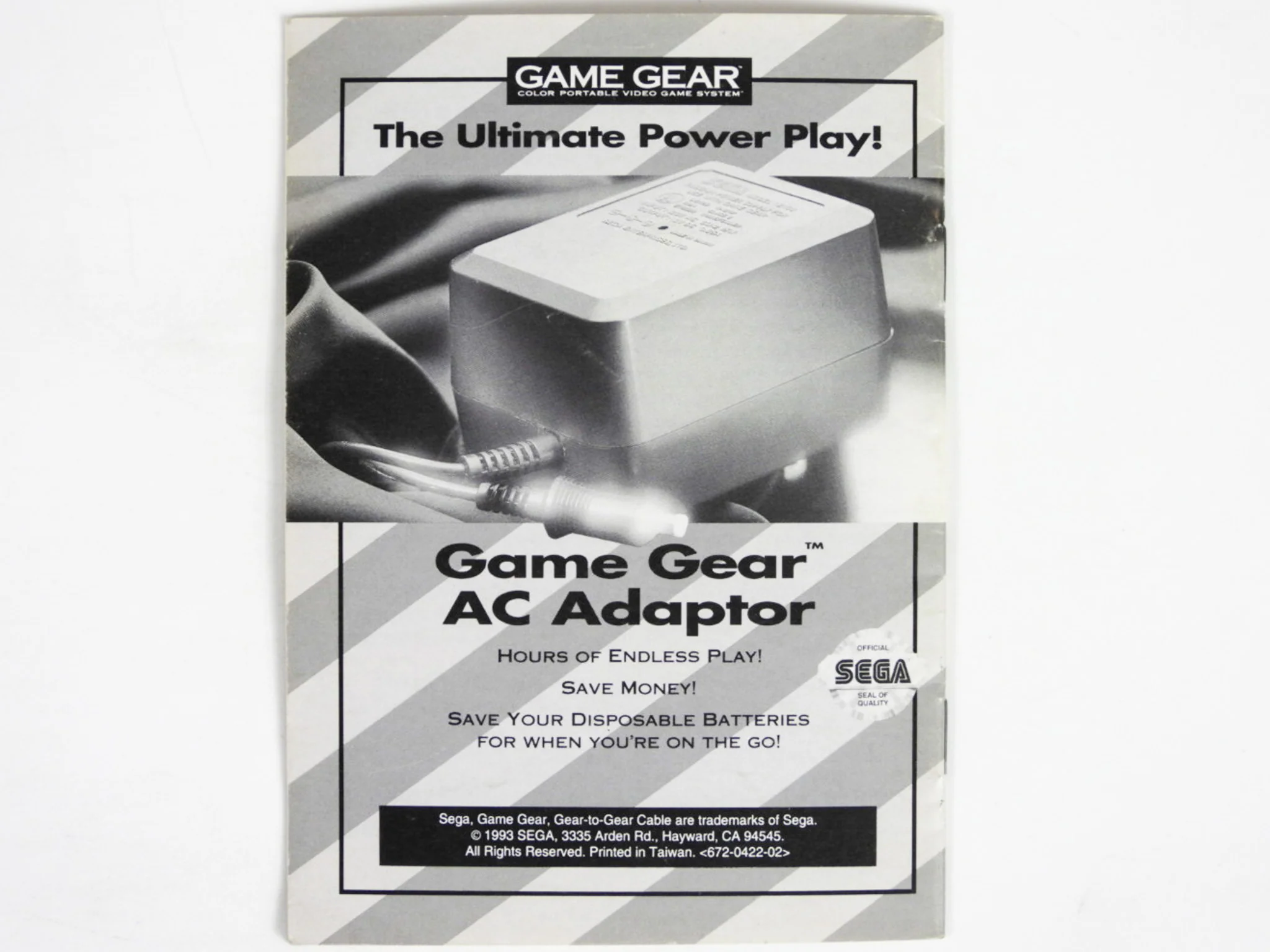Sega Game Gear Instruction [Manual] (Sega Game Gear) - Image 4