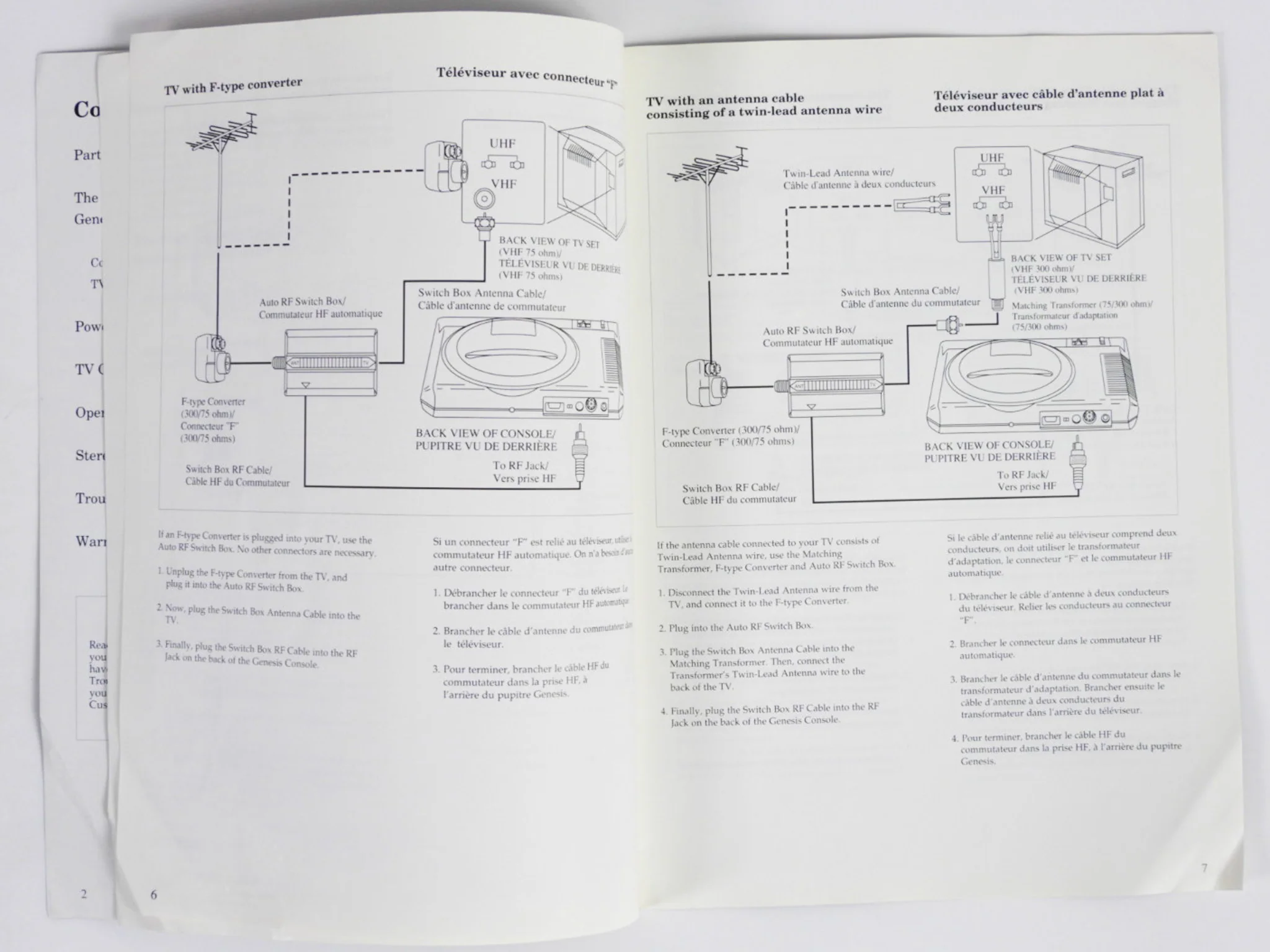 Sega Genesis Model 1 Instruction [French Version] [Manual] (Sega Genesis) - Image 8