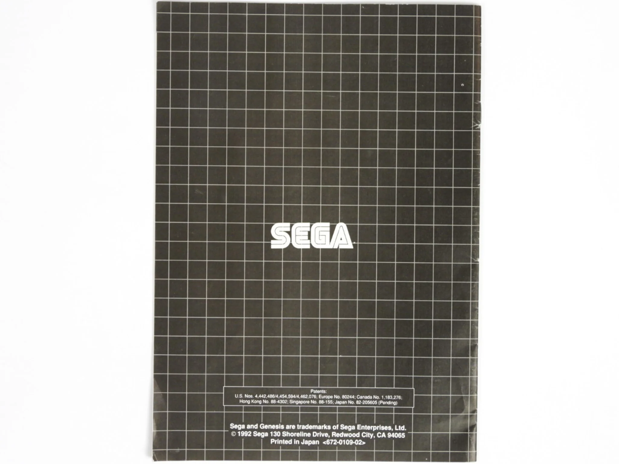 Sega Genesis Model 1 Instruction [Manual] (Sega Genesis) - Image 2