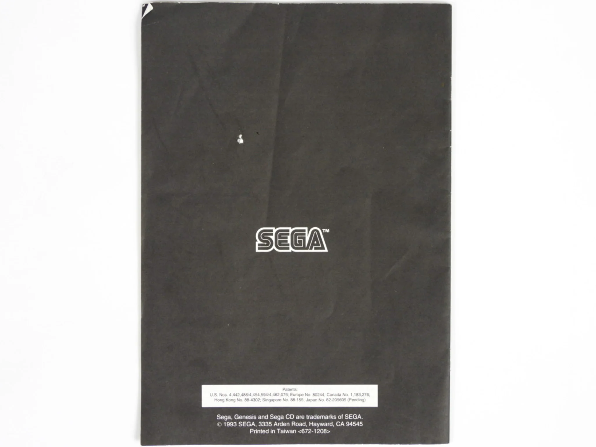 Sega Genesis Model 2 Instruction [Manual] (Sega Genesis) - Image 2