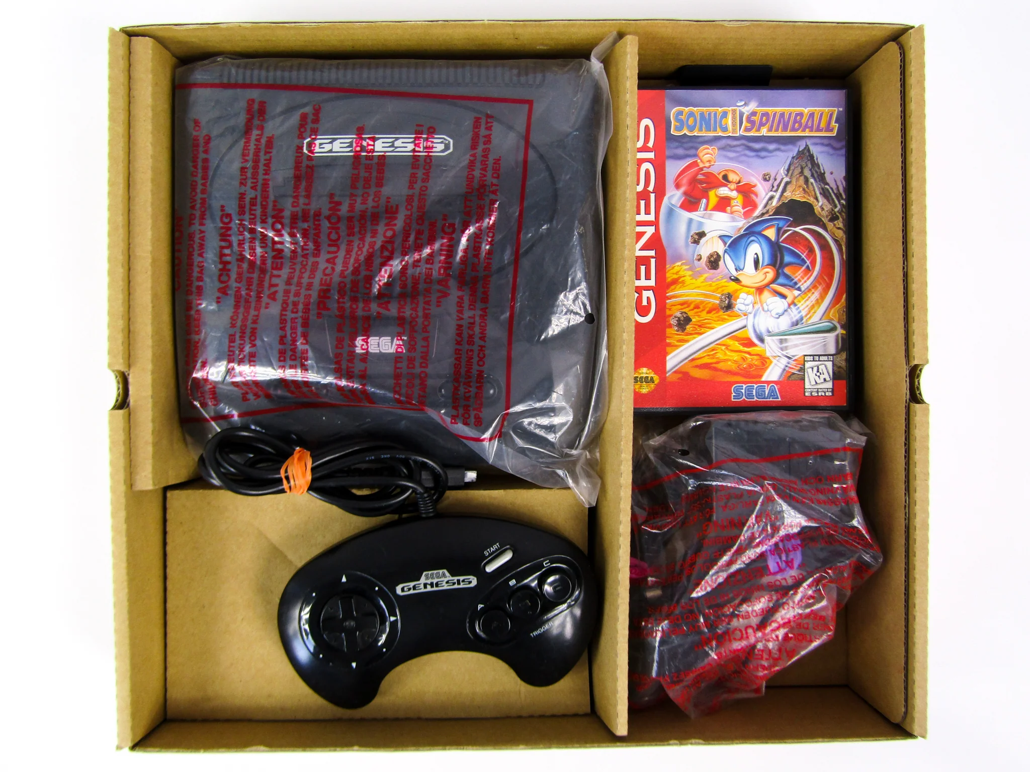 Sega Genesis System Model 2 [Sonic Spinball Edition] - Image 5