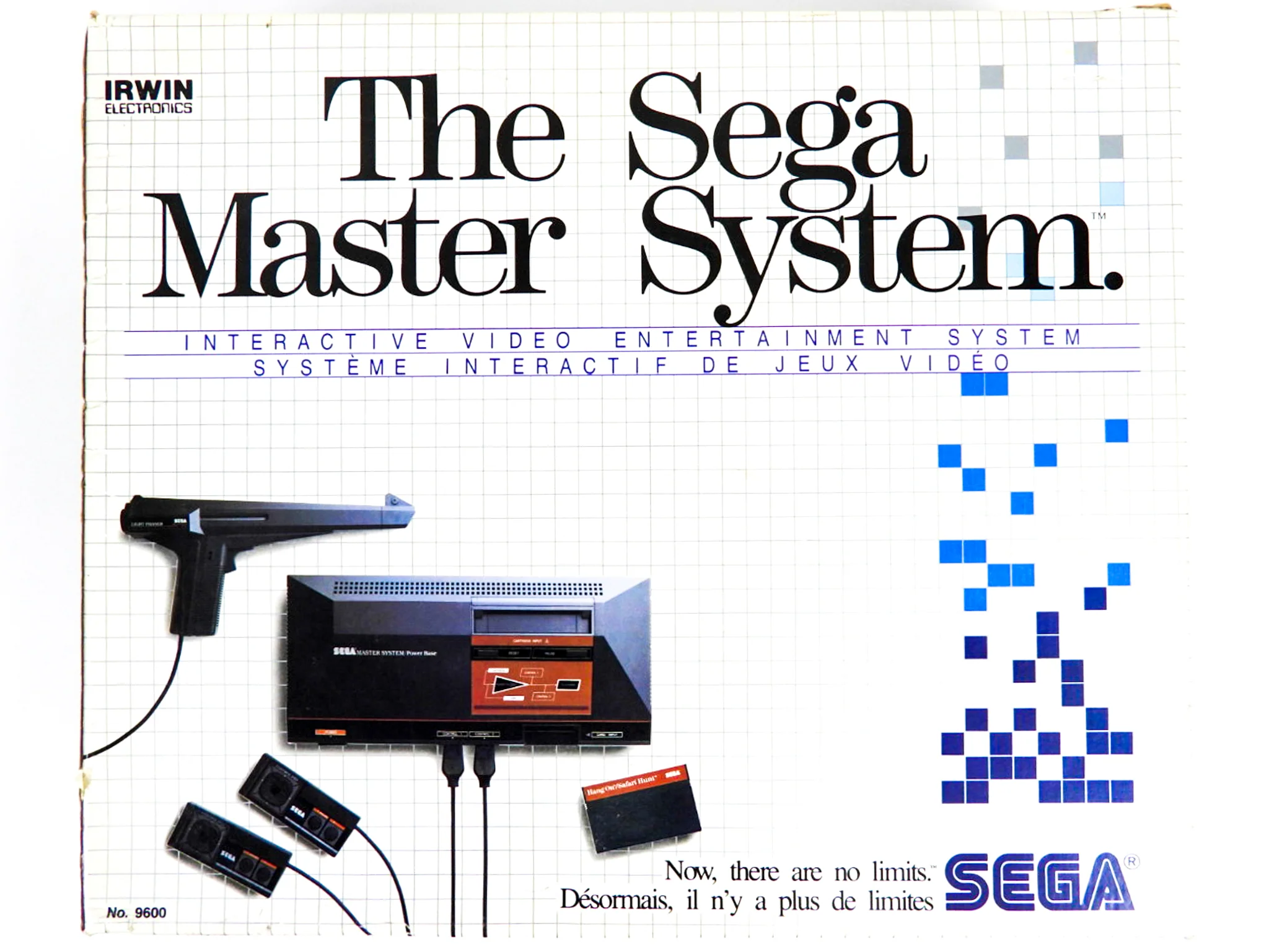 Sega Master System Console [Hit Hang On & Safari Hunt]