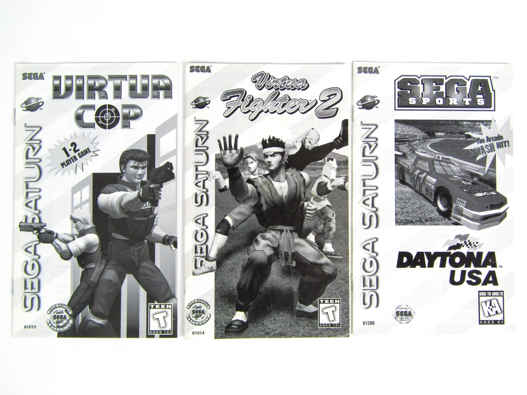 Sega Saturn System Model 2 + 3 In 1 Games - Image 18