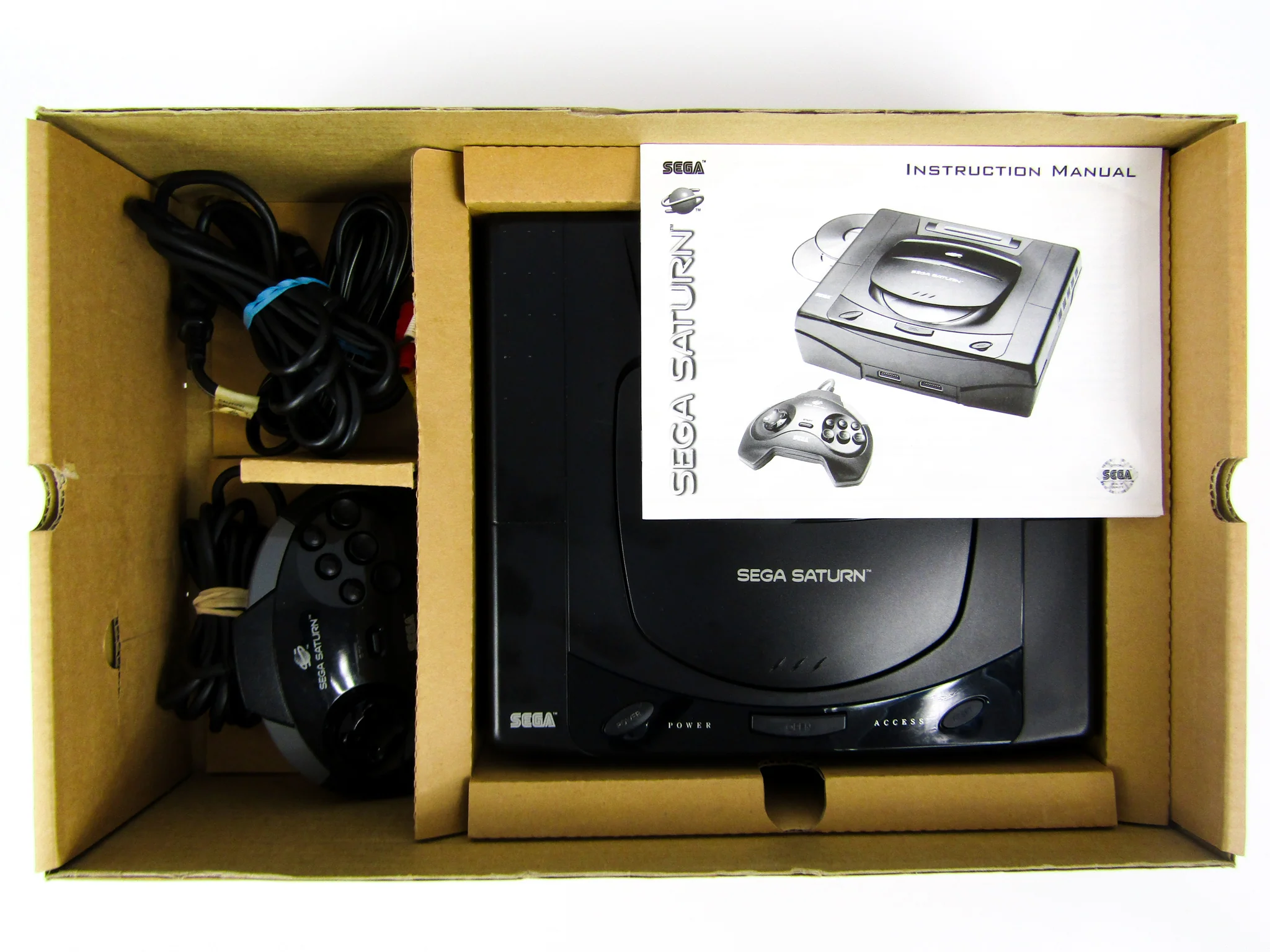 Sega Saturn System Model 1 with Controller and Virtua Fighter - Image 10