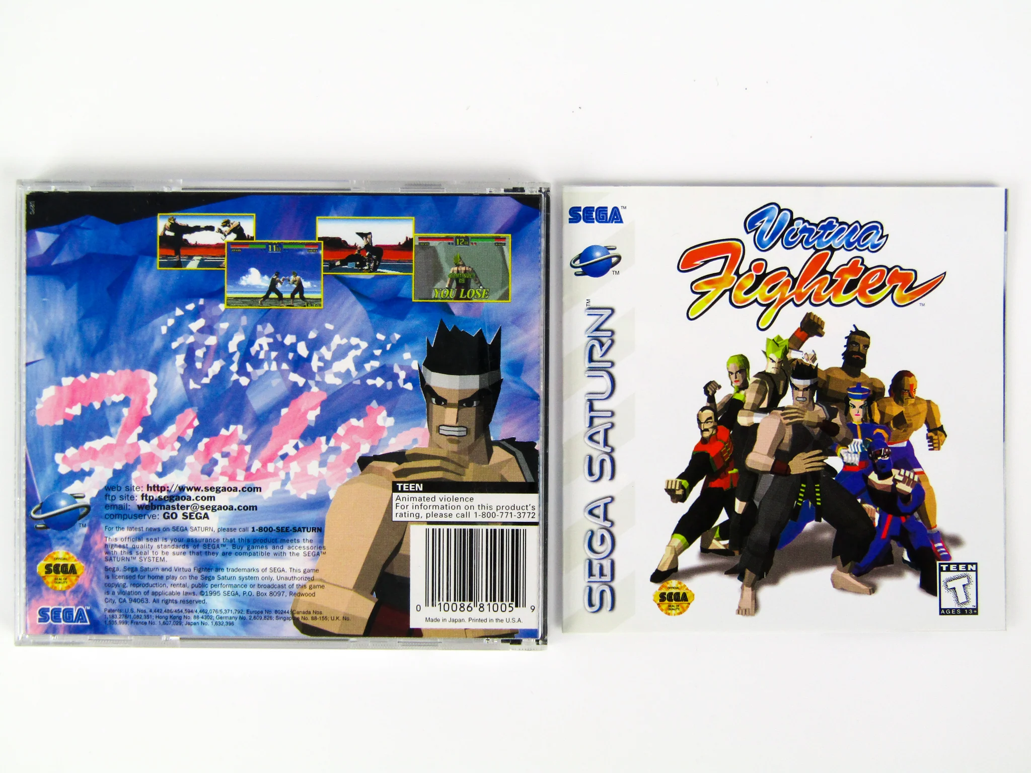 Sega Saturn System Model 1 with Controller and Virtua Fighter - Image 13
