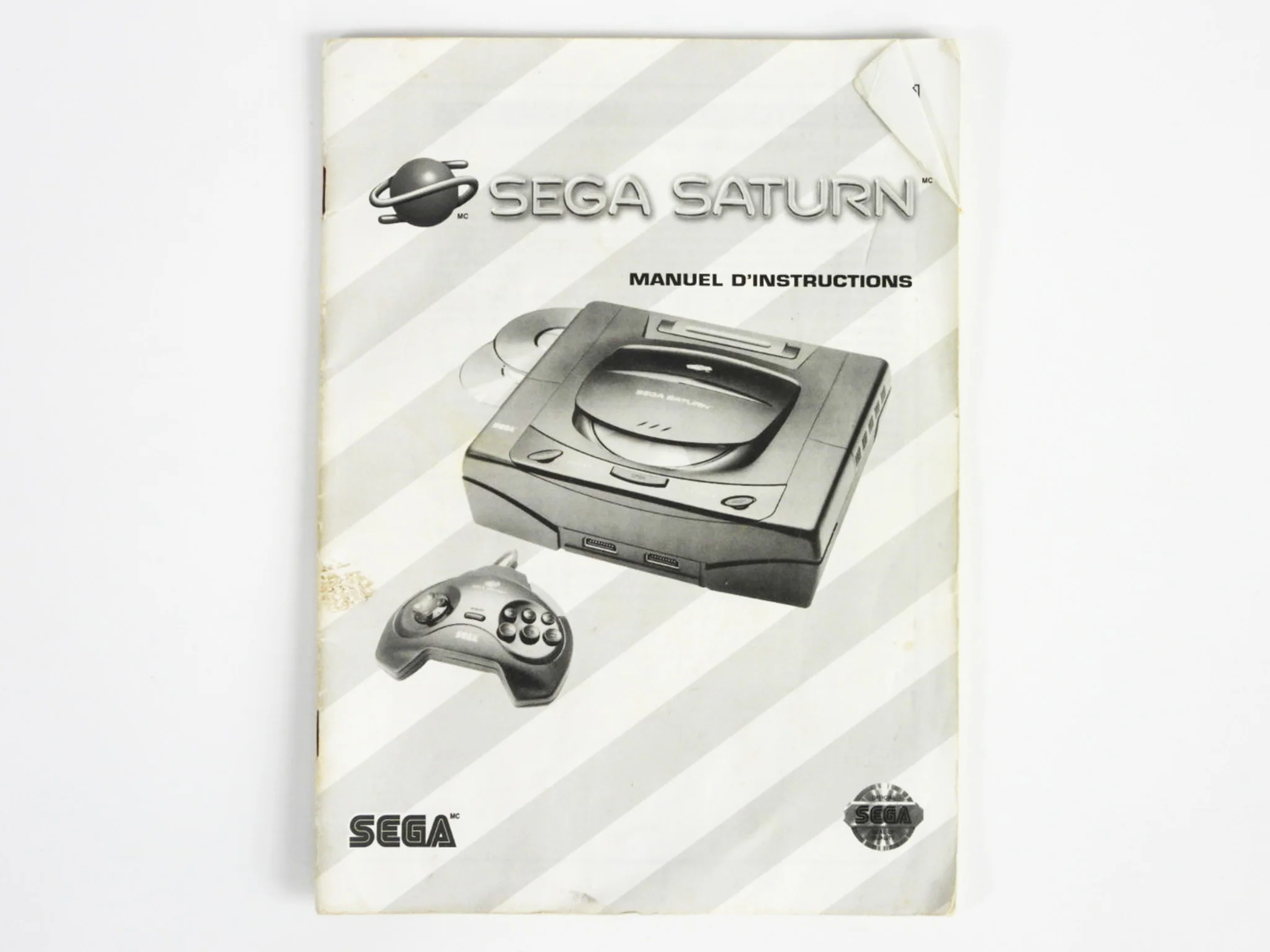 Sega Saturn System Model 1 with Controller and Virtua Fighter - Image 6