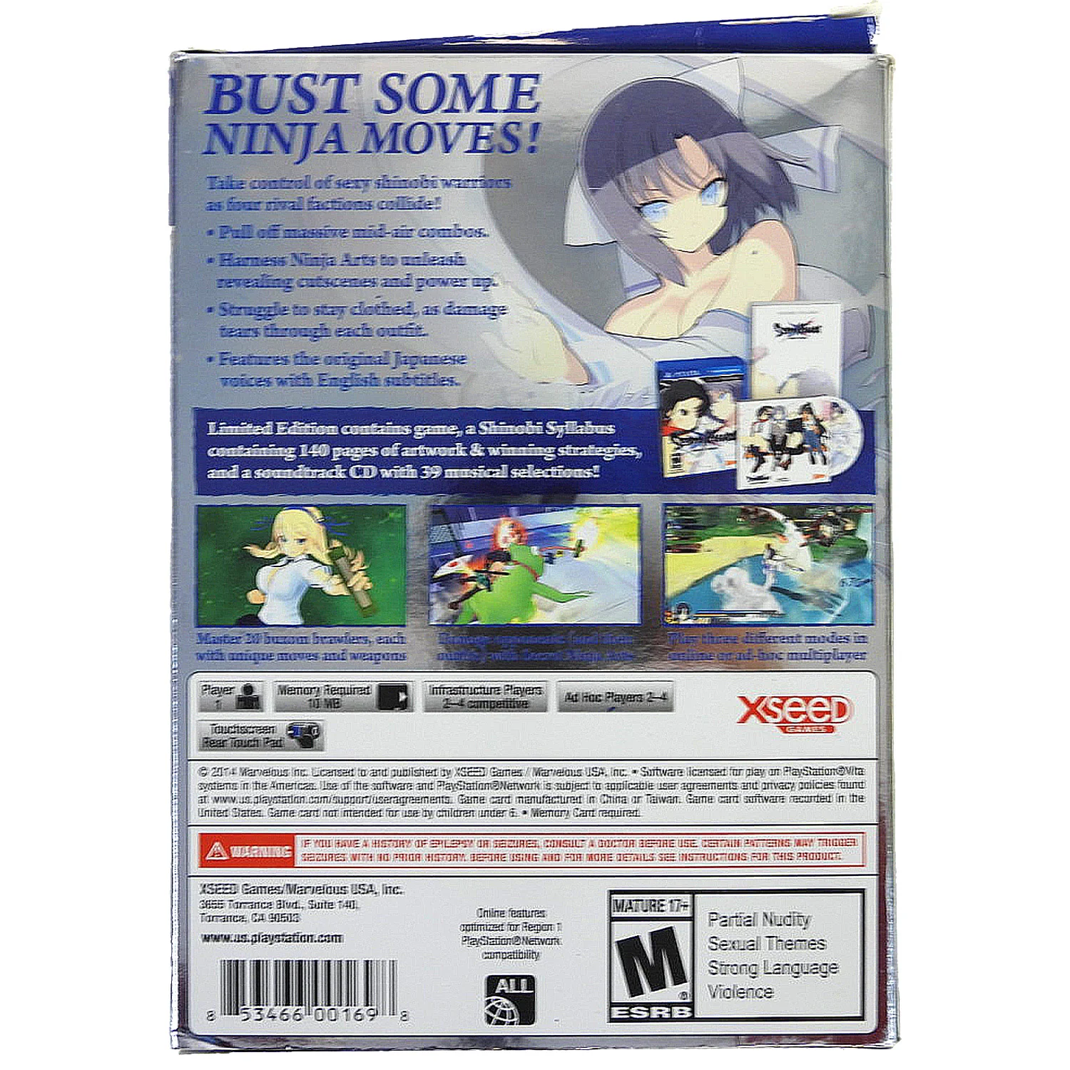 Senran Kagura Shinovi Versus: Let's Get Physical Edition (PlayStation Vita / PS Vita) - Image 2