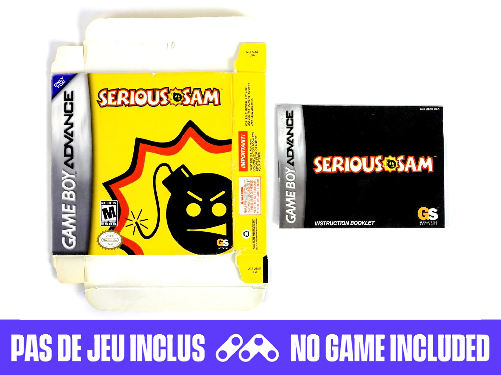 Serious Sam Advance [Box] (Nintendo Game Boy Advance / GBA)