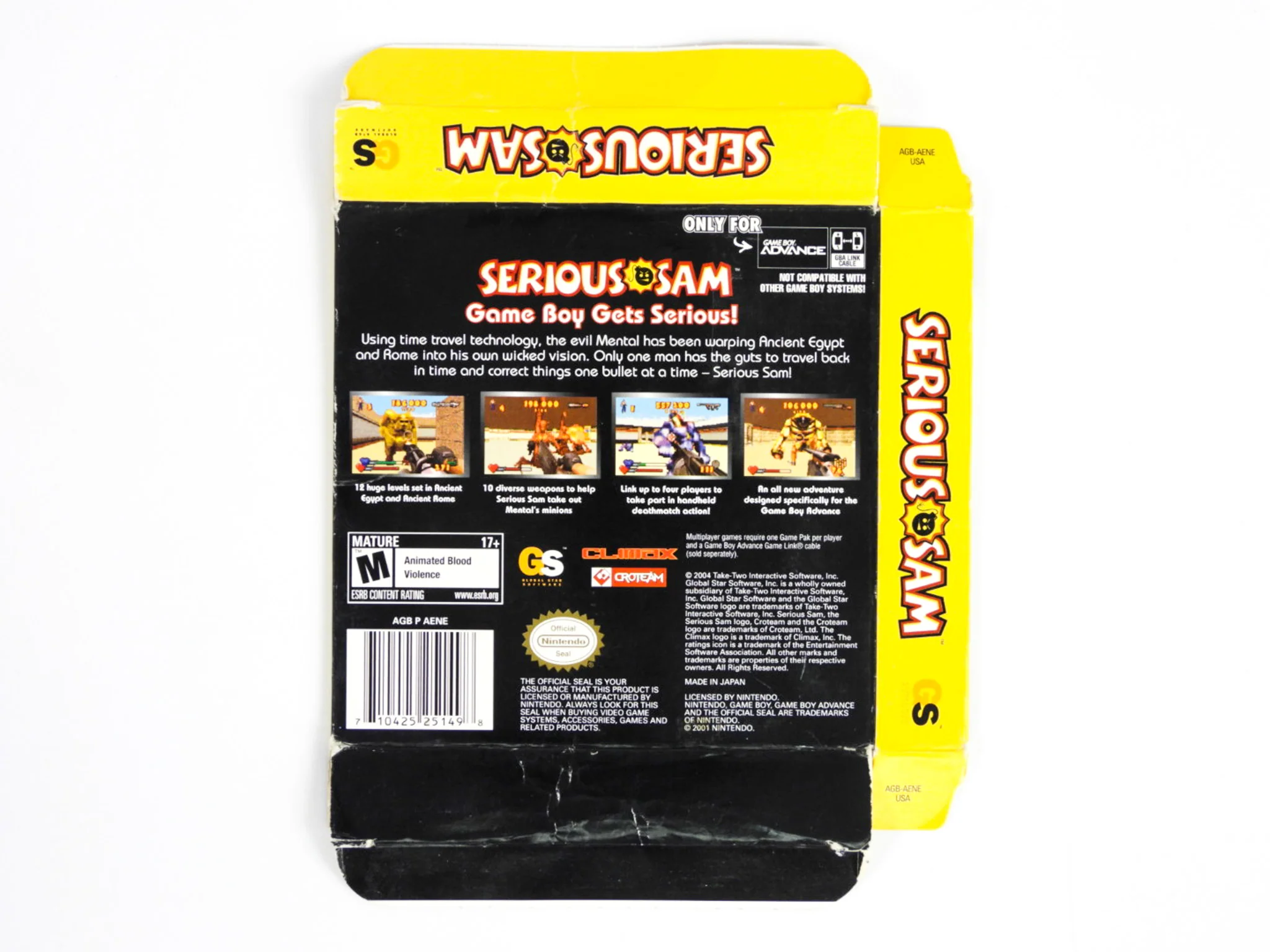 Serious Sam Advance [Box] (Nintendo Game Boy Advance / GBA) - Image 2