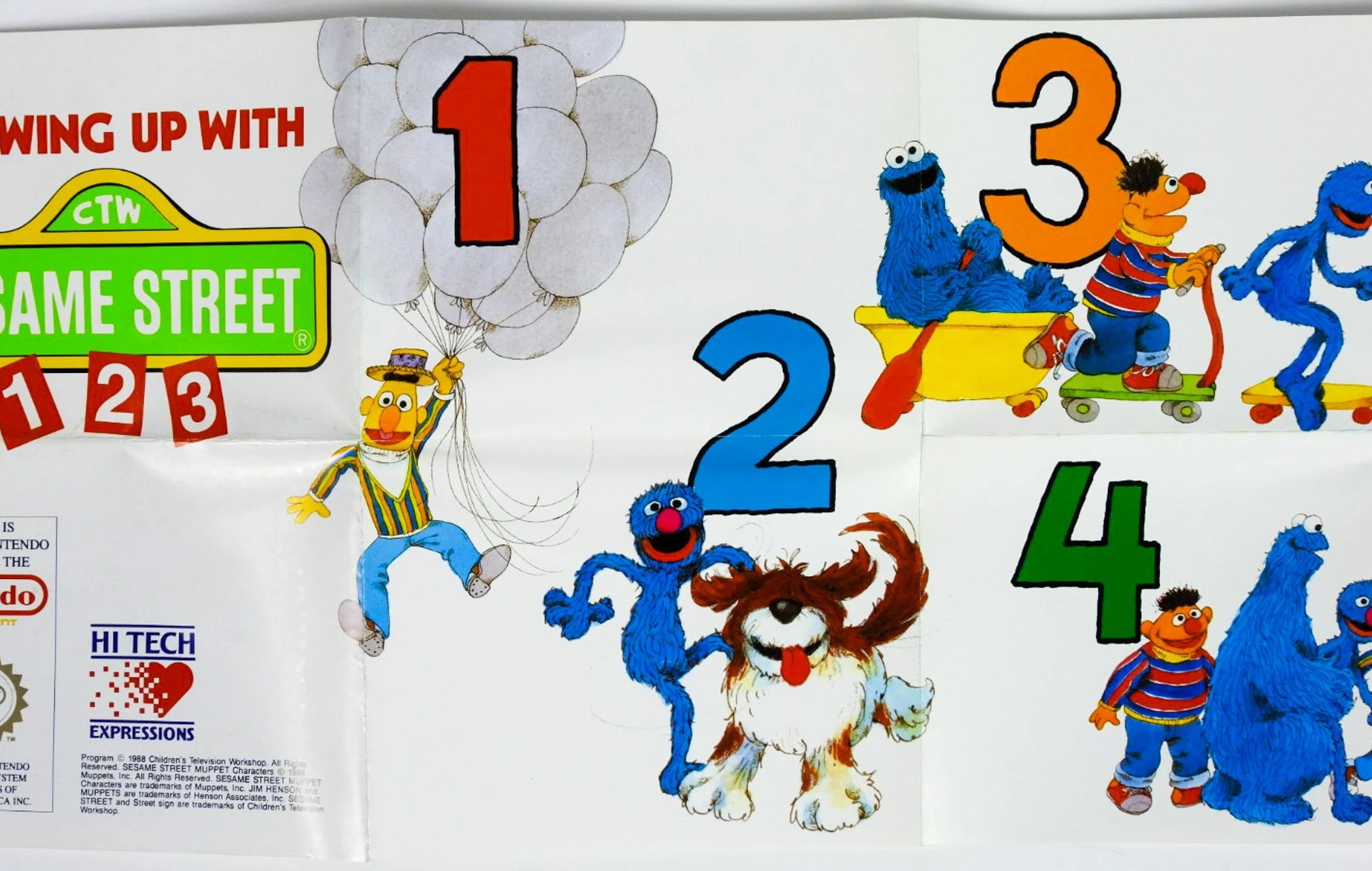 Sesame Street 123 [Poster] (Nintendo / NES) - Image 3