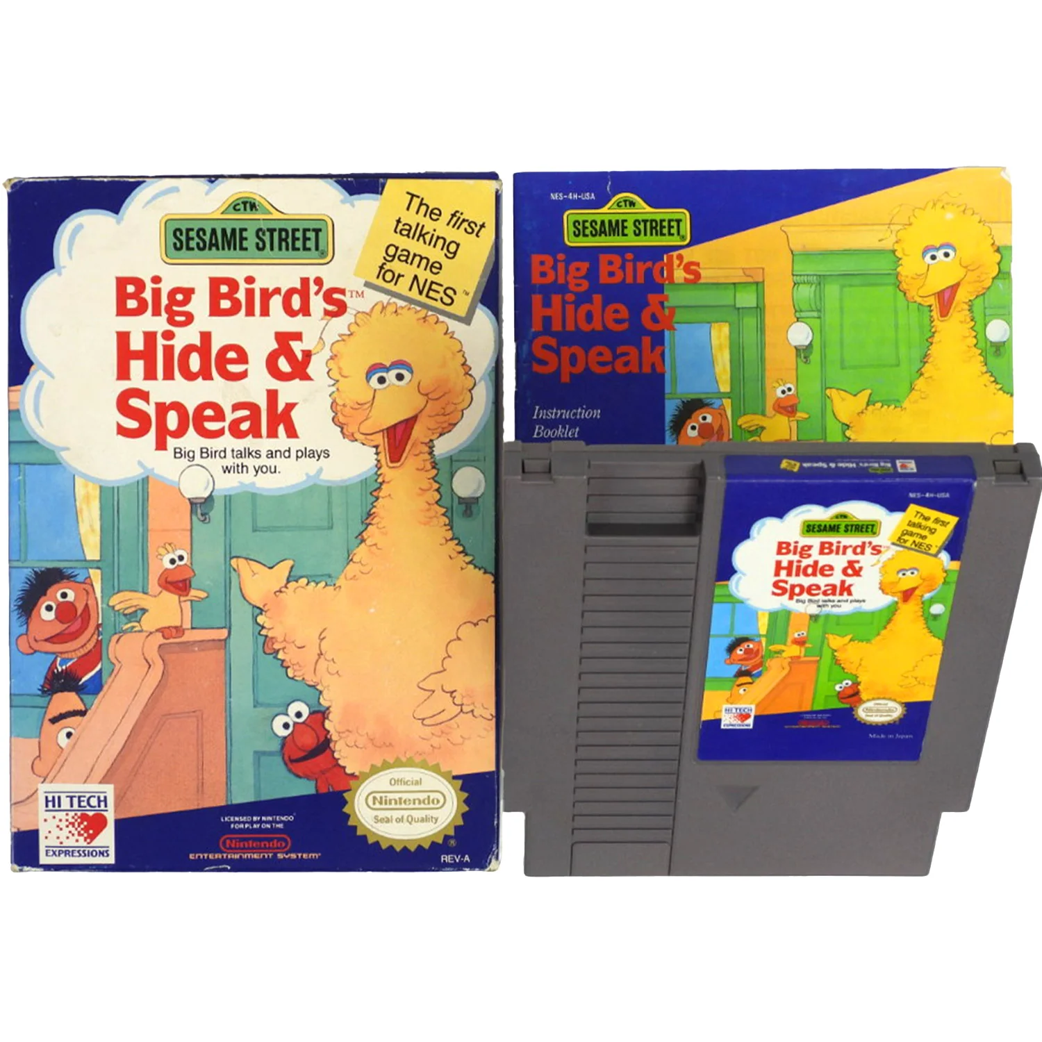 Sesame Street Big Bird's Hide and Speak (Nintendo / NES)