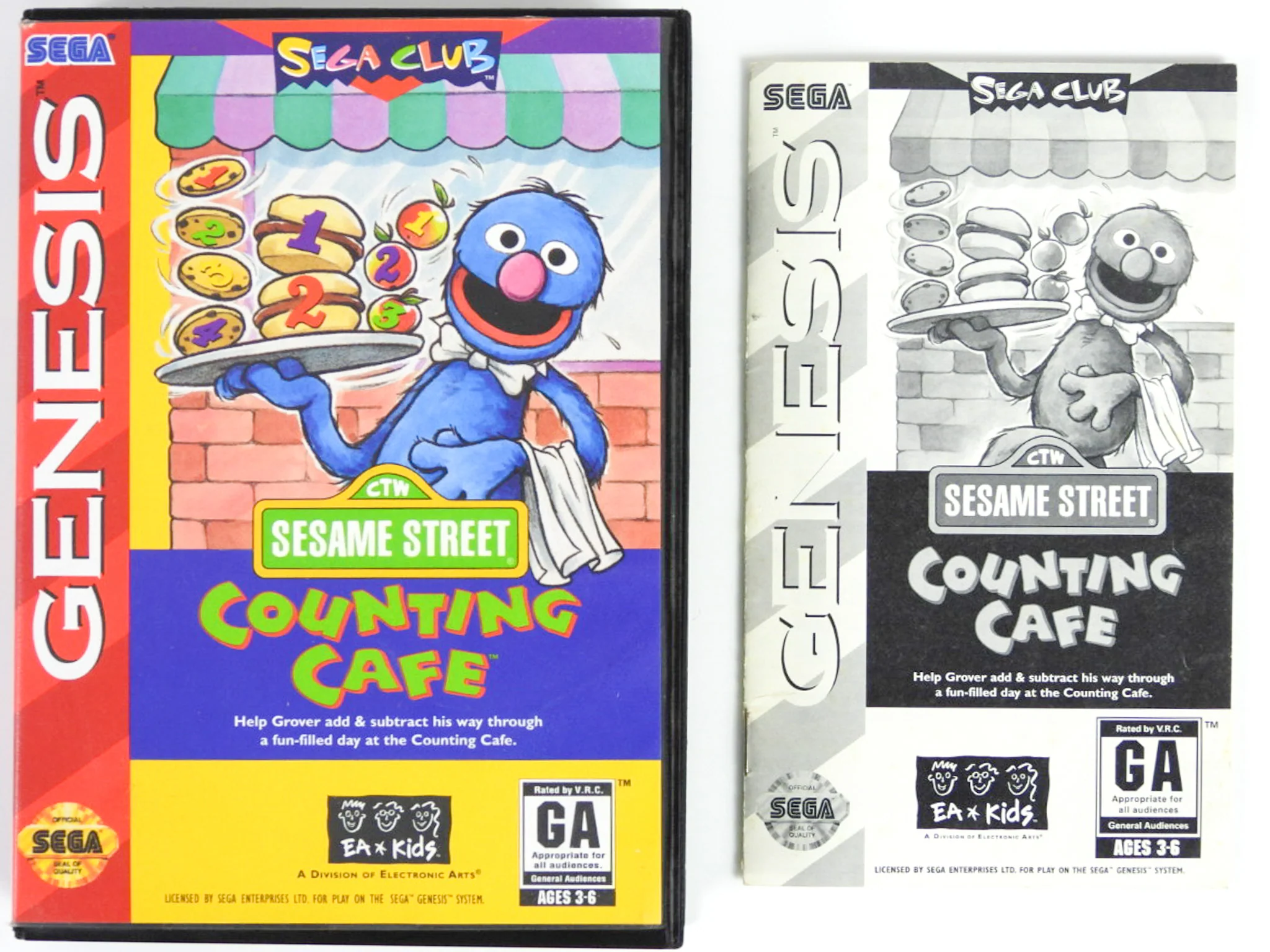 Sesame Street Counting Cafe (Sega Genesis) - Image 2