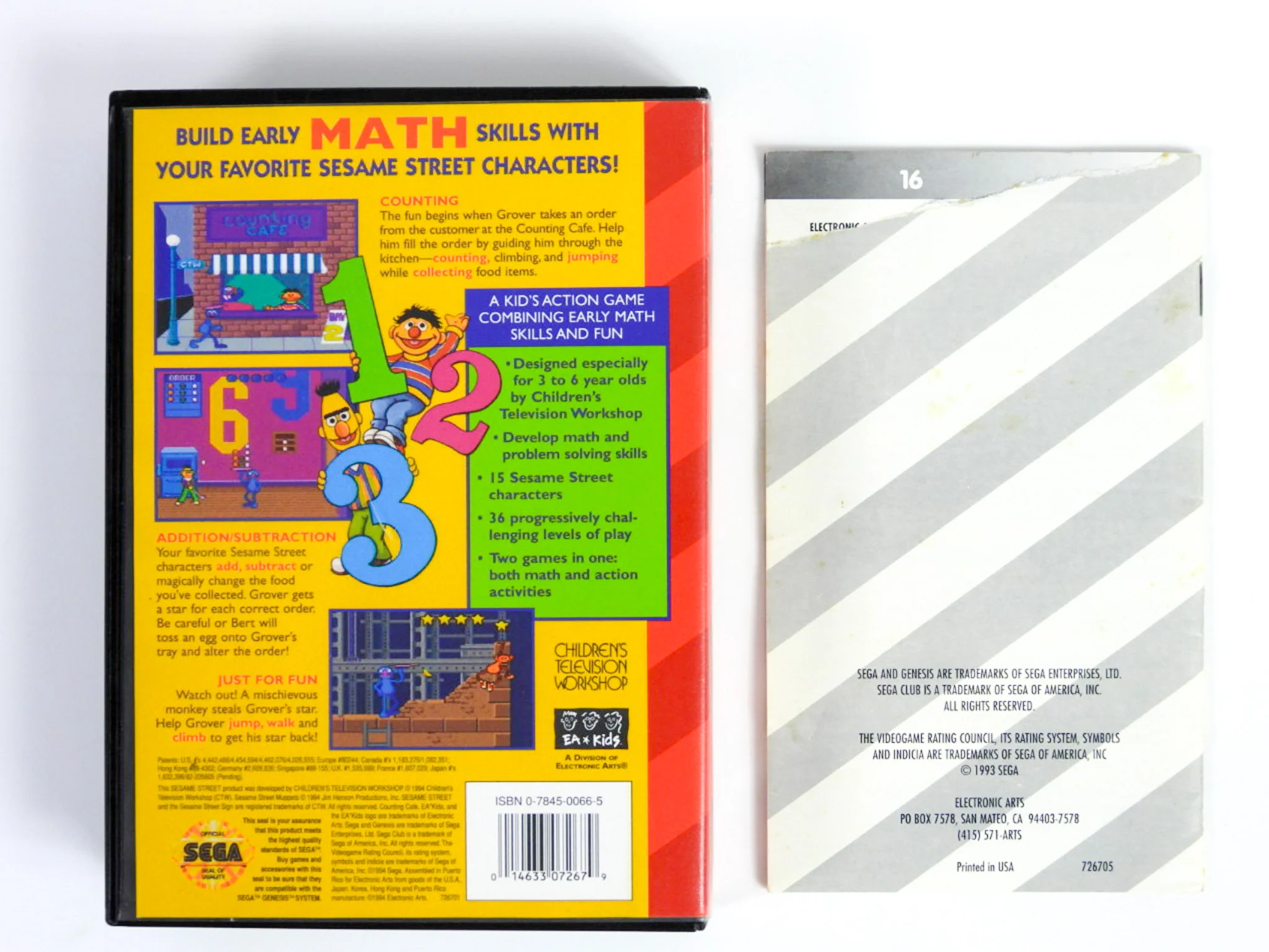 Sesame Street Counting Cafe (Sega Genesis) - Image 3