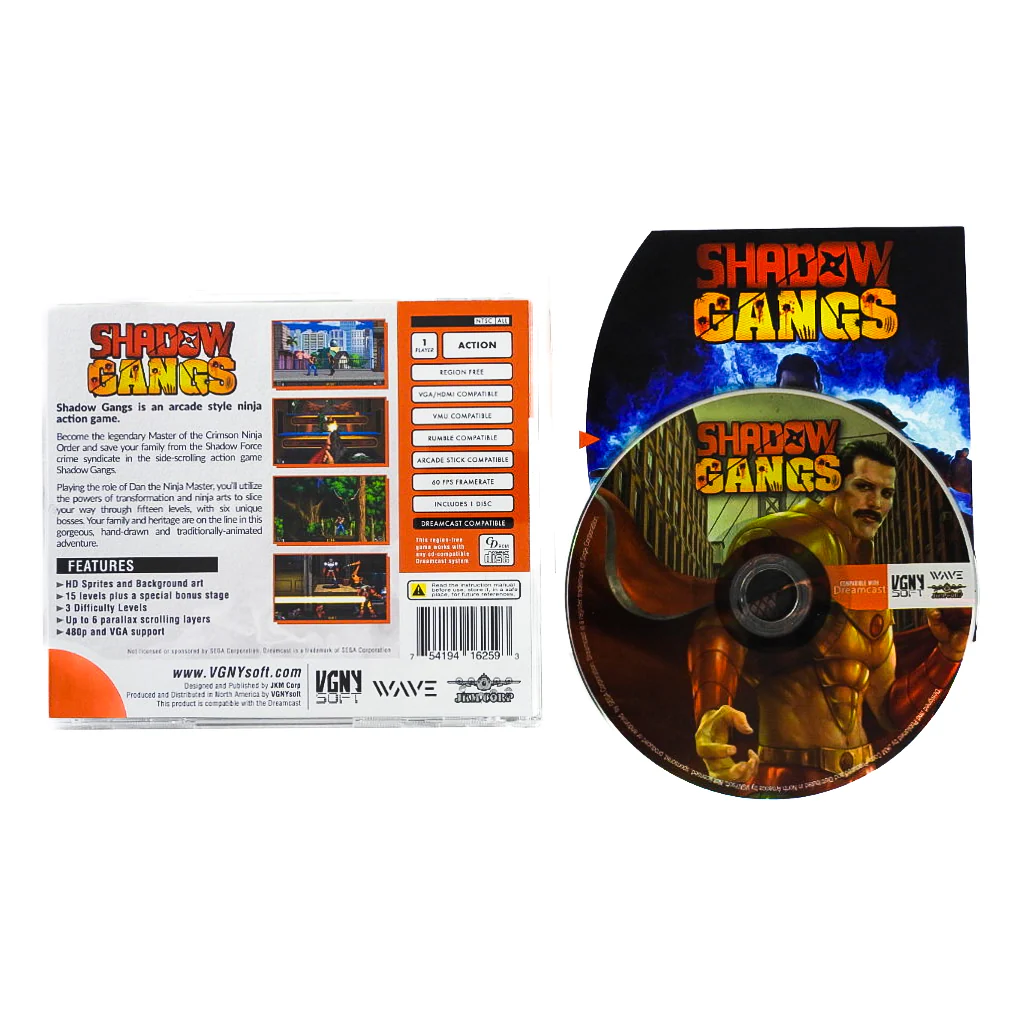 Shadow Gangs [Homebrew] (Sega Dreamcast)