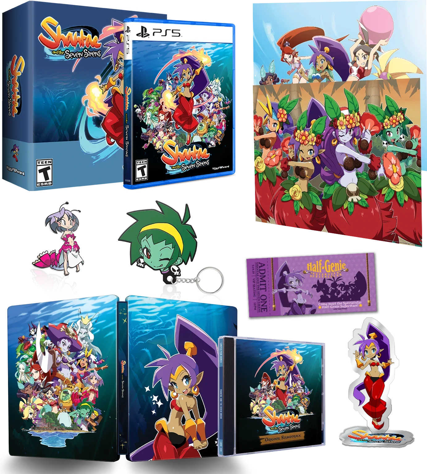 Shantae And The Seven Sirens [Collector's Edition] [Limited Run Games] (PlayStation 5 / PS5) - Image 2