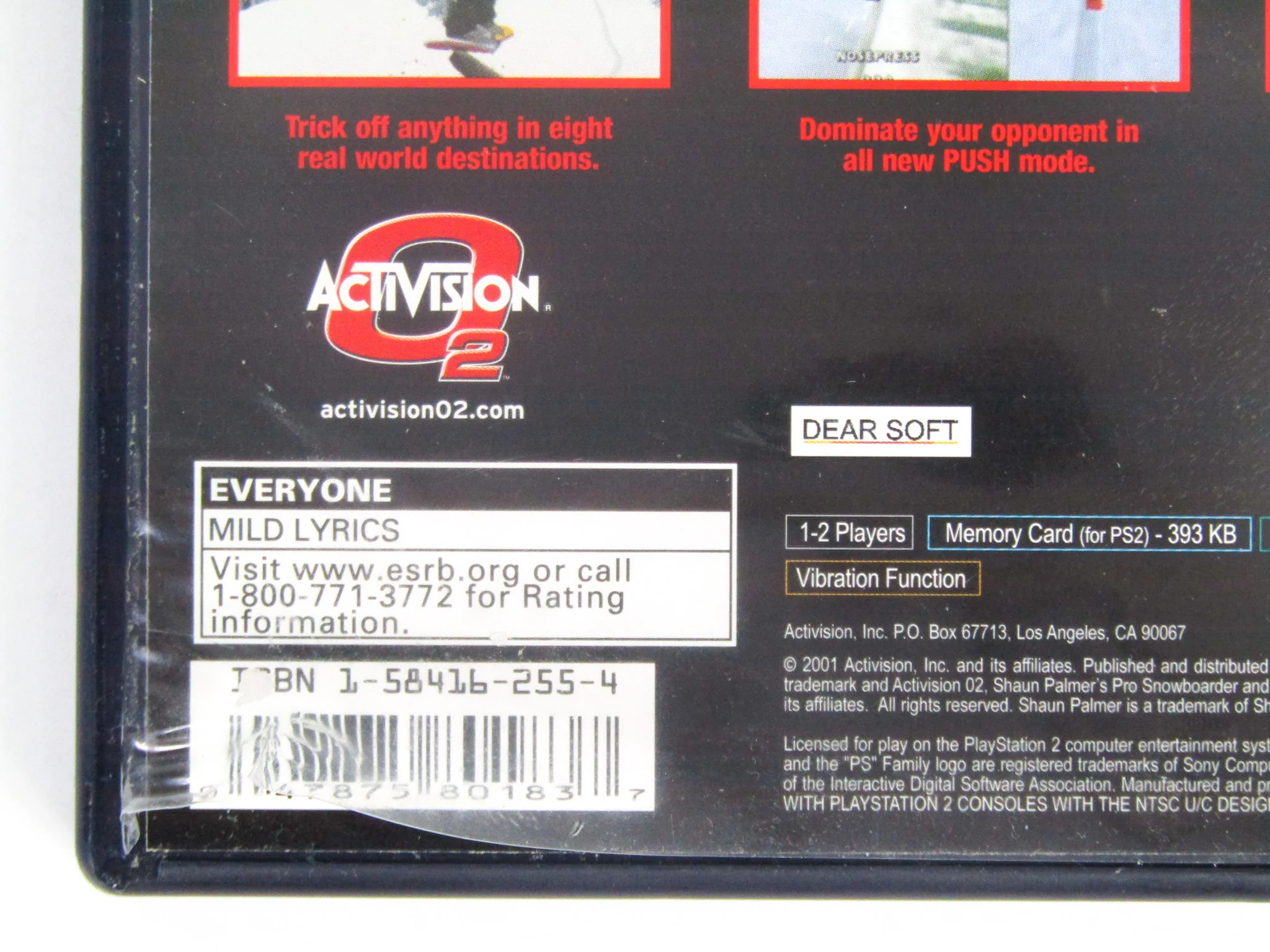 Shaun Palmers Pro Snowboarder (PlayStation 2 / PS2) - Image 2