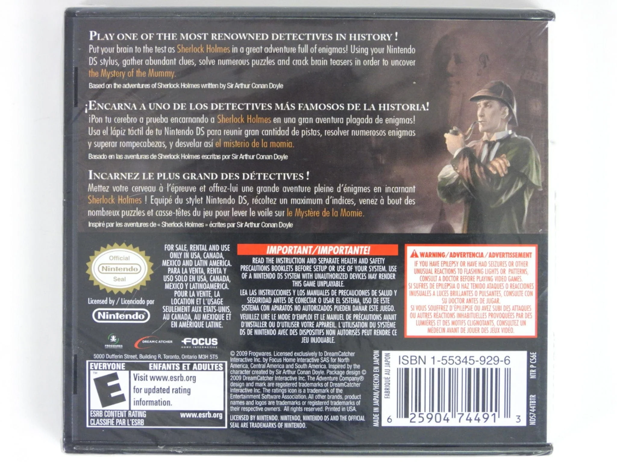 Sherlock Holmes: The Mystery Of The Mummy (Nintendo DS) - Image 2