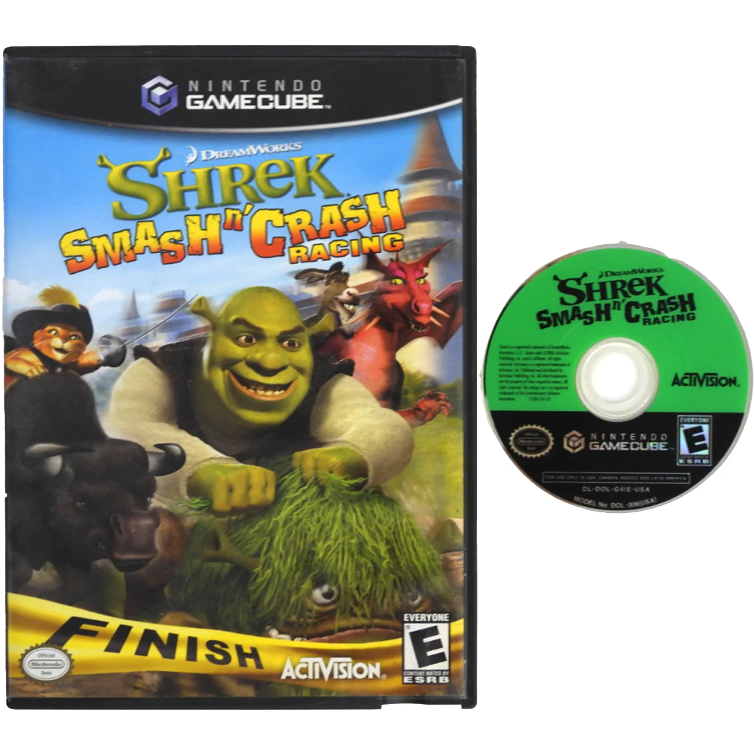 Shrek Smash and Crash Racing (Nintendo GameCube) - Image 2