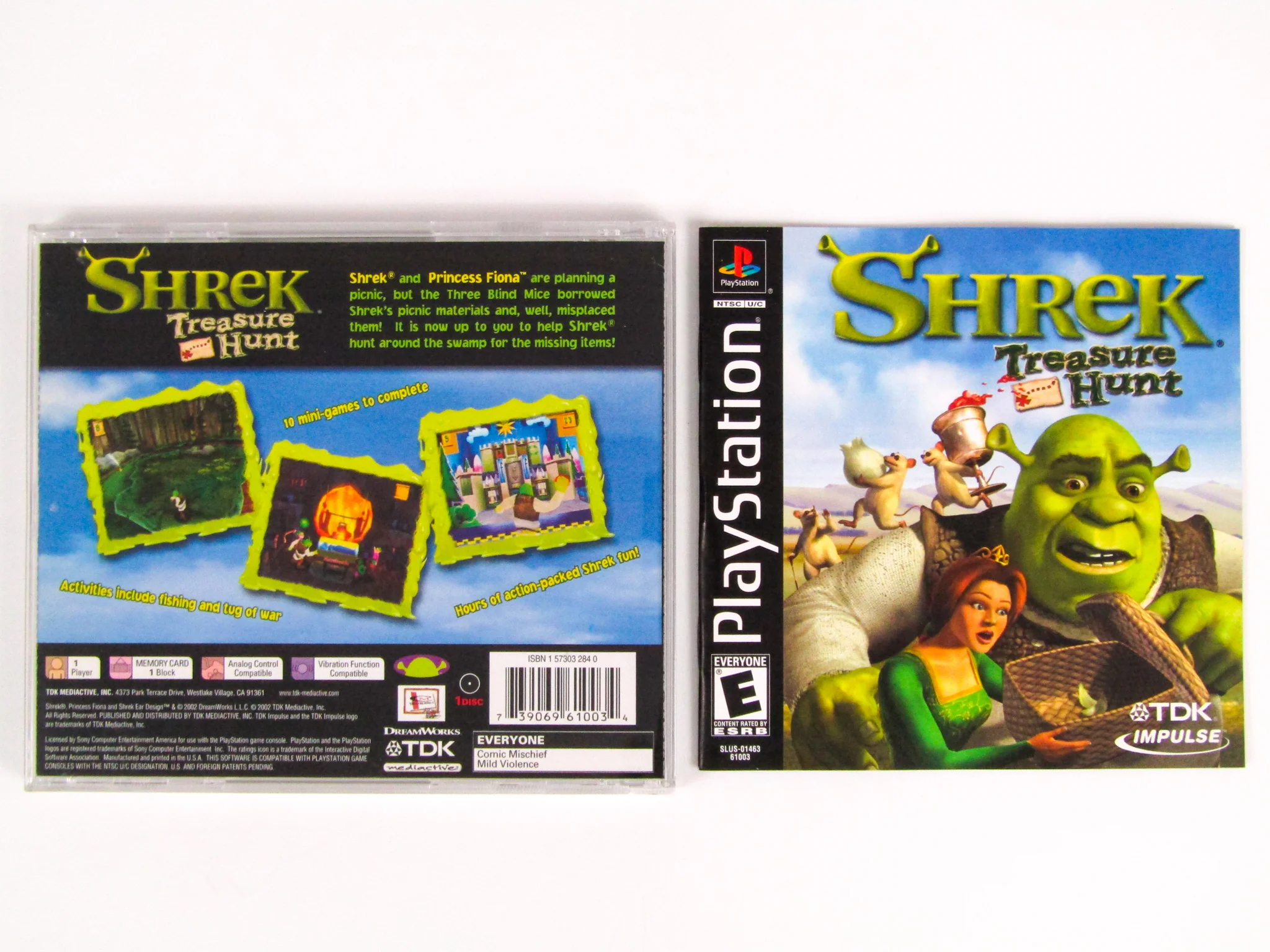 Shrek: Treasure Hunt (PlayStation / PS1) - Image 2
