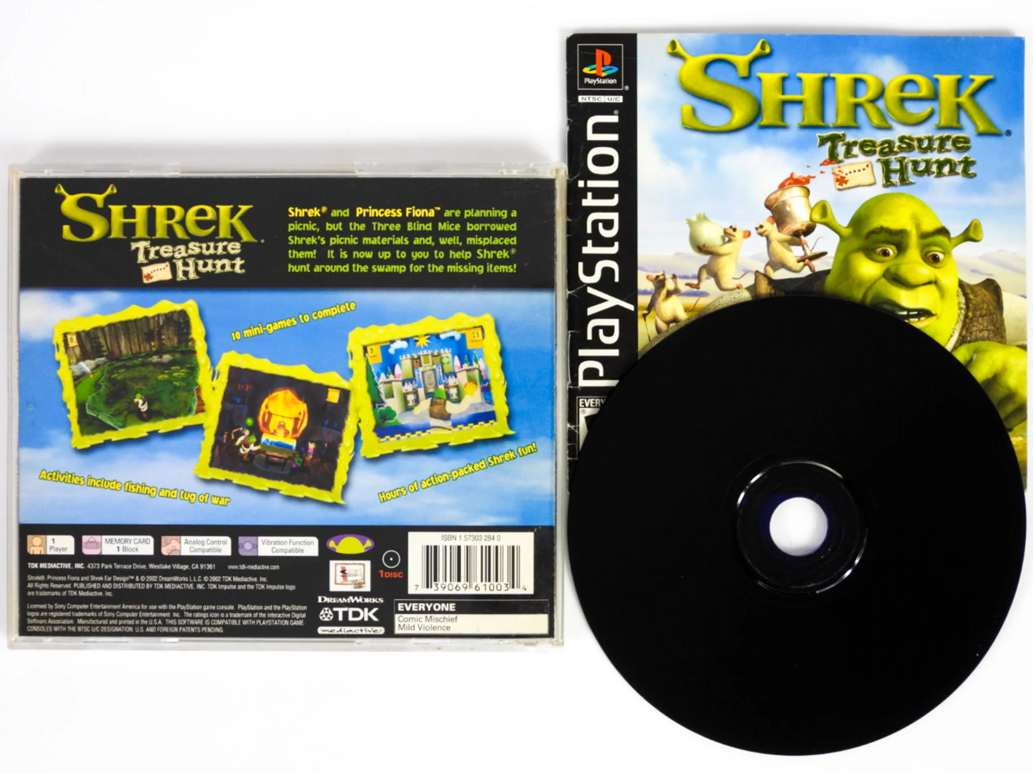 Shrek: Treasure Hunt (PlayStation / PS1) - Image 4
